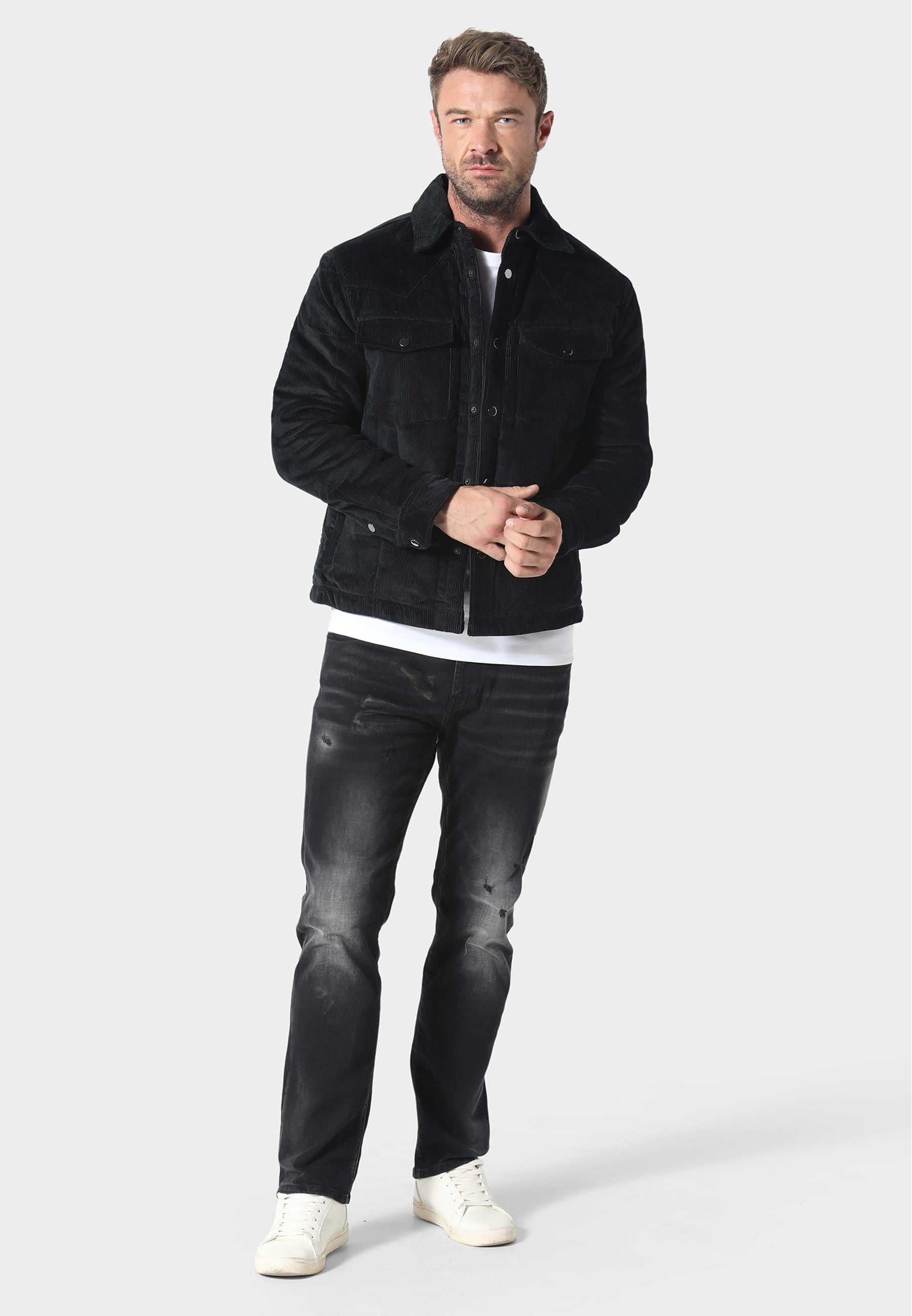 883Police Langarmhemd »883 Police RENDLE OVERSHIRT«, (1 tlg.)