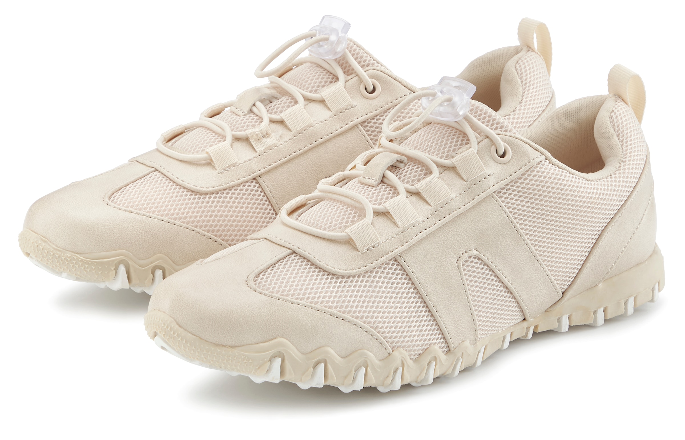 Vivance Sneaker, Freizeitschuh, Halbschuh mit elastischen Schnürbändern VEG günstig online kaufen