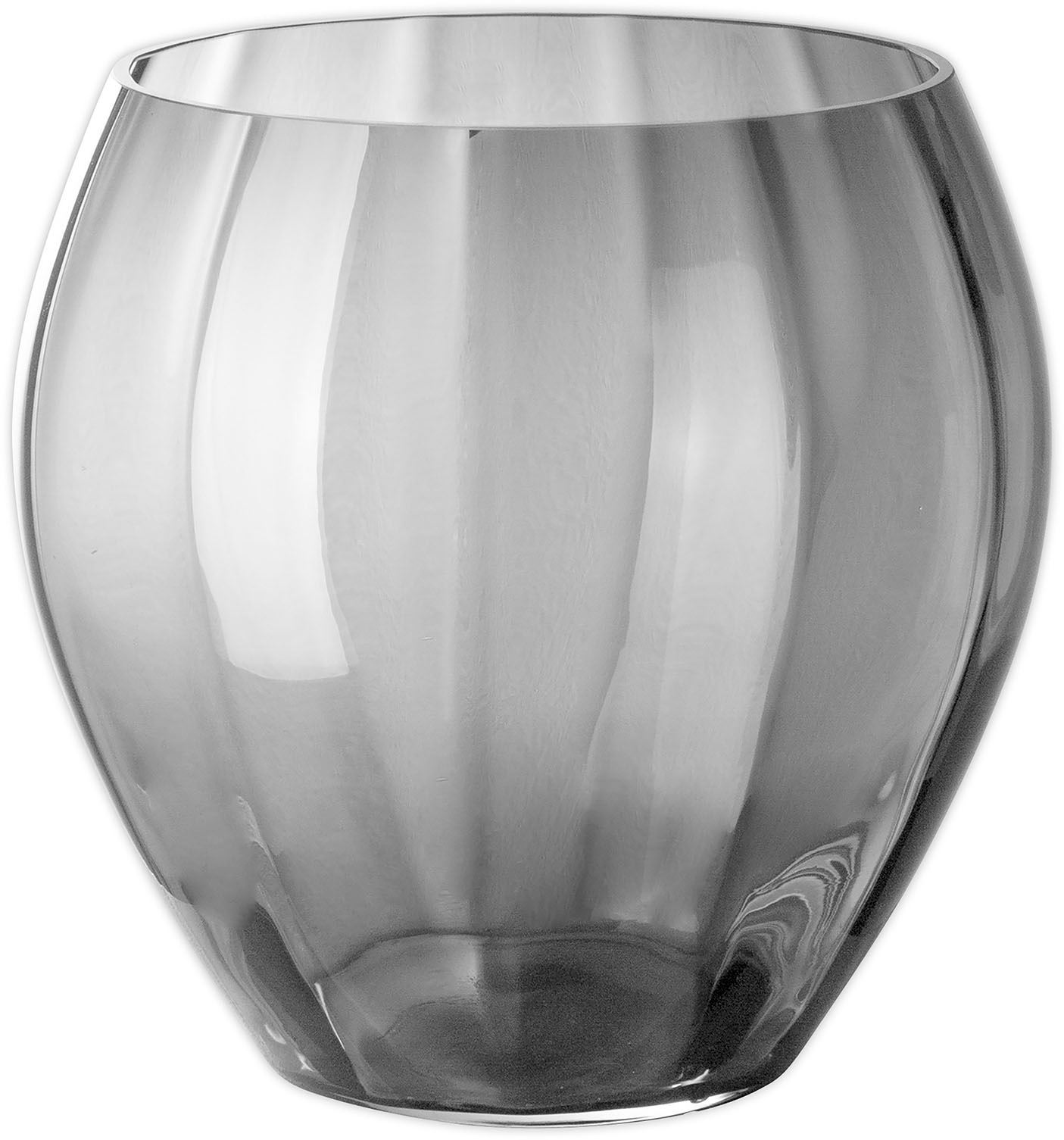 Fink Tischvase "LILIAN", (1 St.), aus Glas, mundgeblasen, mit blütenähnlicher Kannelierung