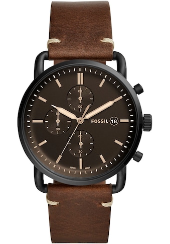 Chronograph »COMMUTER, FS5403«, Quarzuhr, Armbanduhr, Herrenuhr, Stoppfunktion