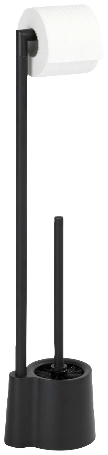 WENKO WC-Garnitur "Avola" 1 Stk. aus Edelstahl  Polypropylen mit Ersatzroll günstig online kaufen