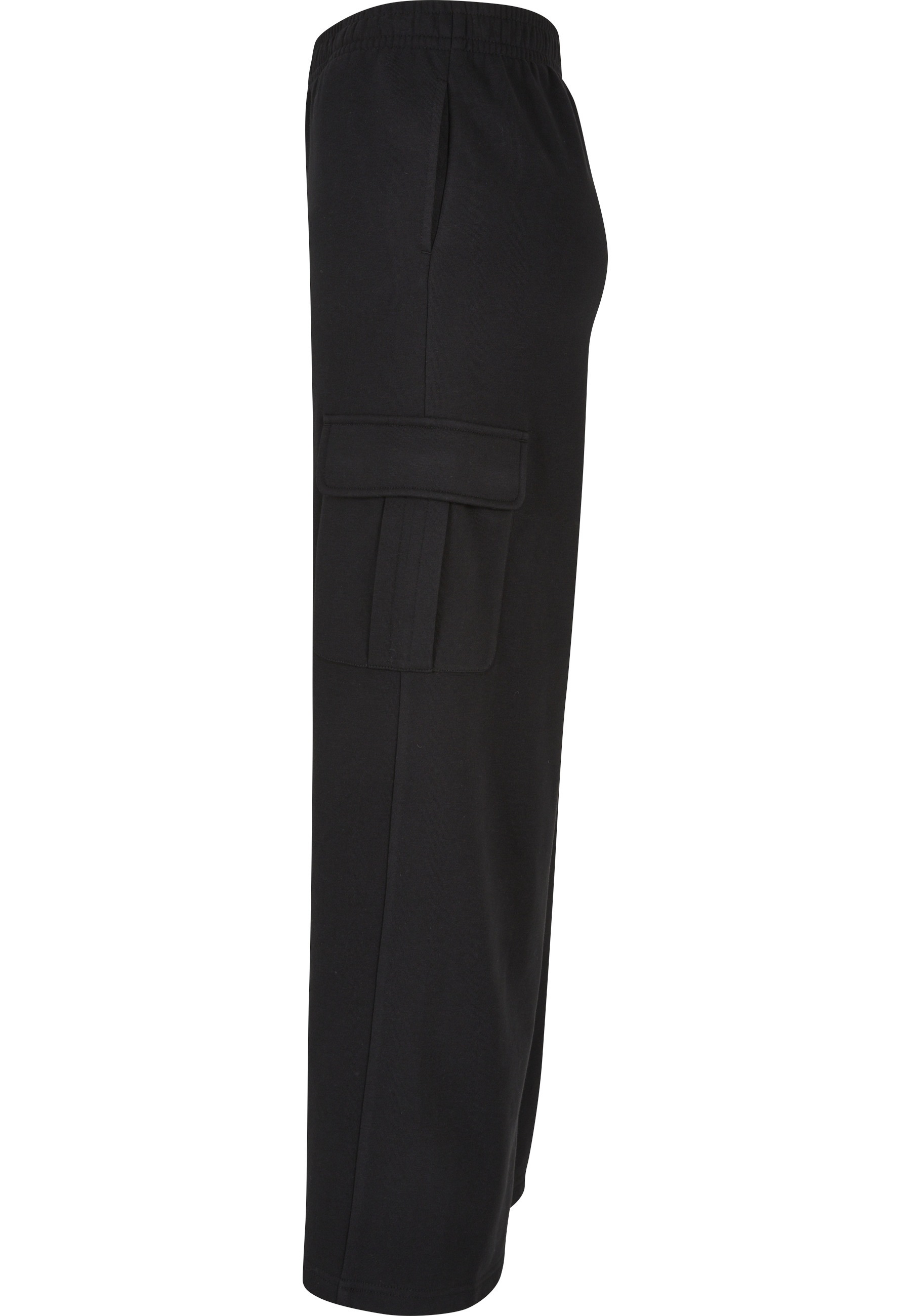 URBAN CLASSICS Cargohose »Urban Classics Damen Ladies Highwaist Wide Leg Cargo Terry Pants«