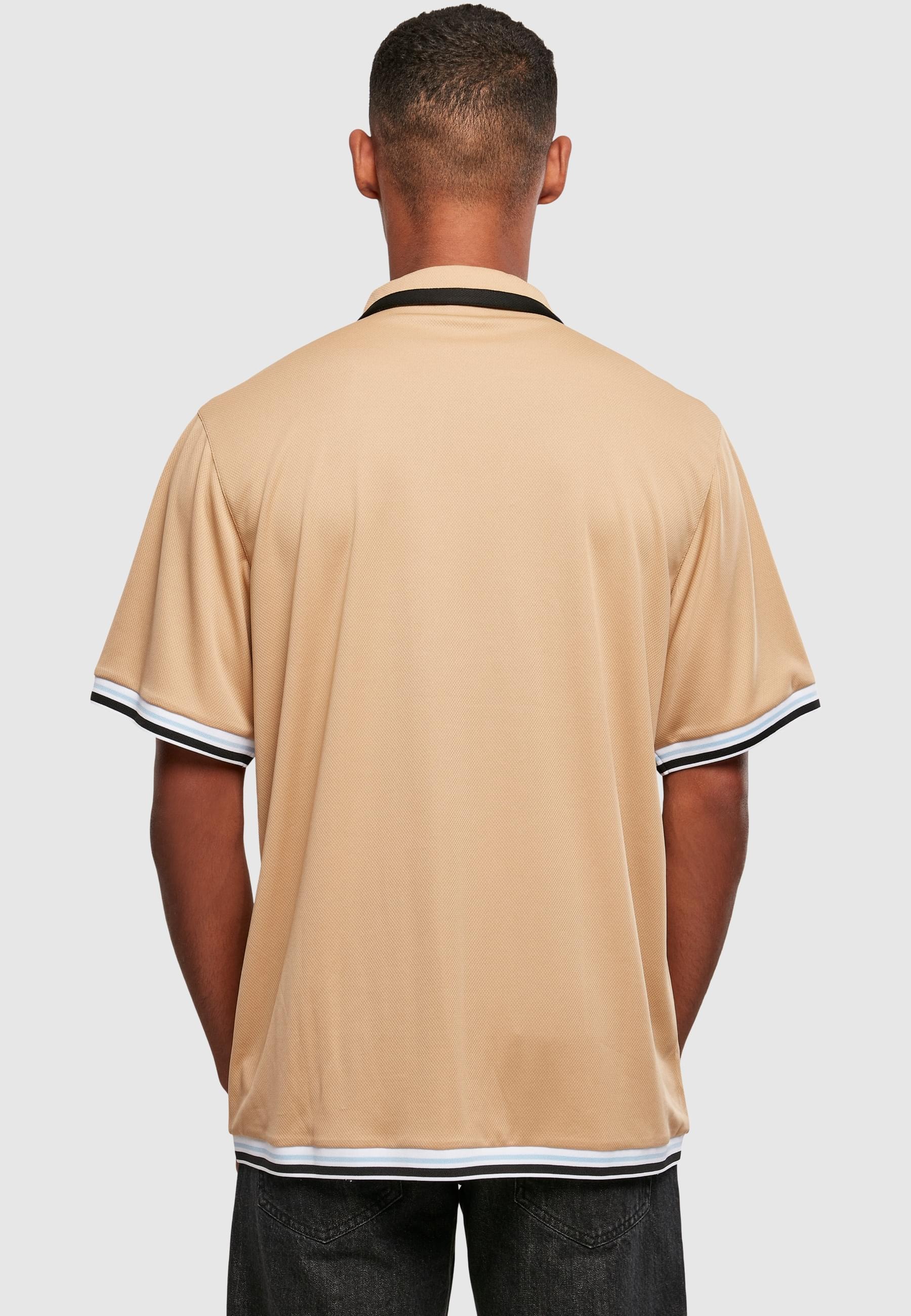 Karl Kani Langarmhemd »Karl Kani Herren KM214-018-1 Varsity Baseball Shirt sand« 1 Stk.