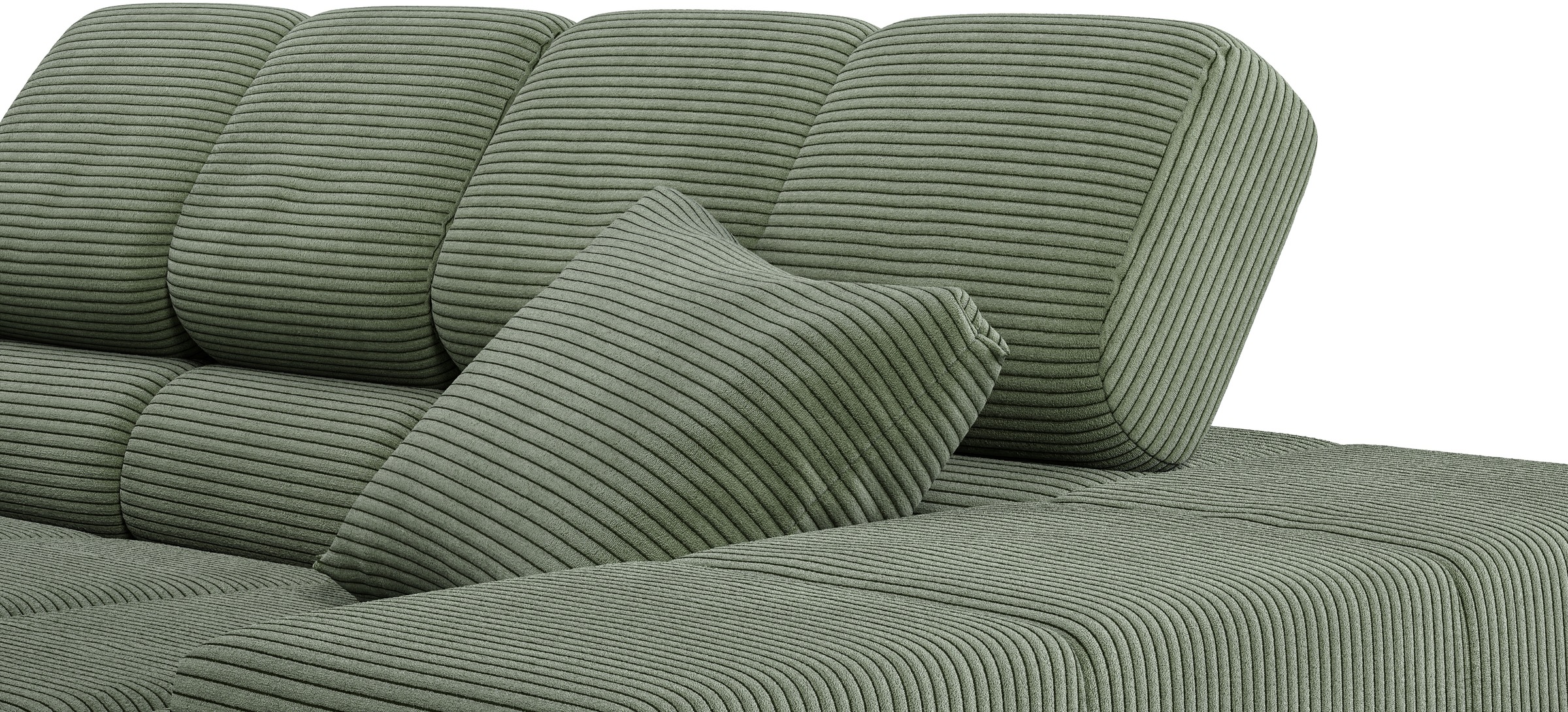 INOSIGN Ecksofa »Ancona incl. Kopfteilverstellung, OTTOs Choice, Breite 319cm, L-Form«, wahlweise motorische Sitztiefenverstellung, auch in Cord + Easy Care
