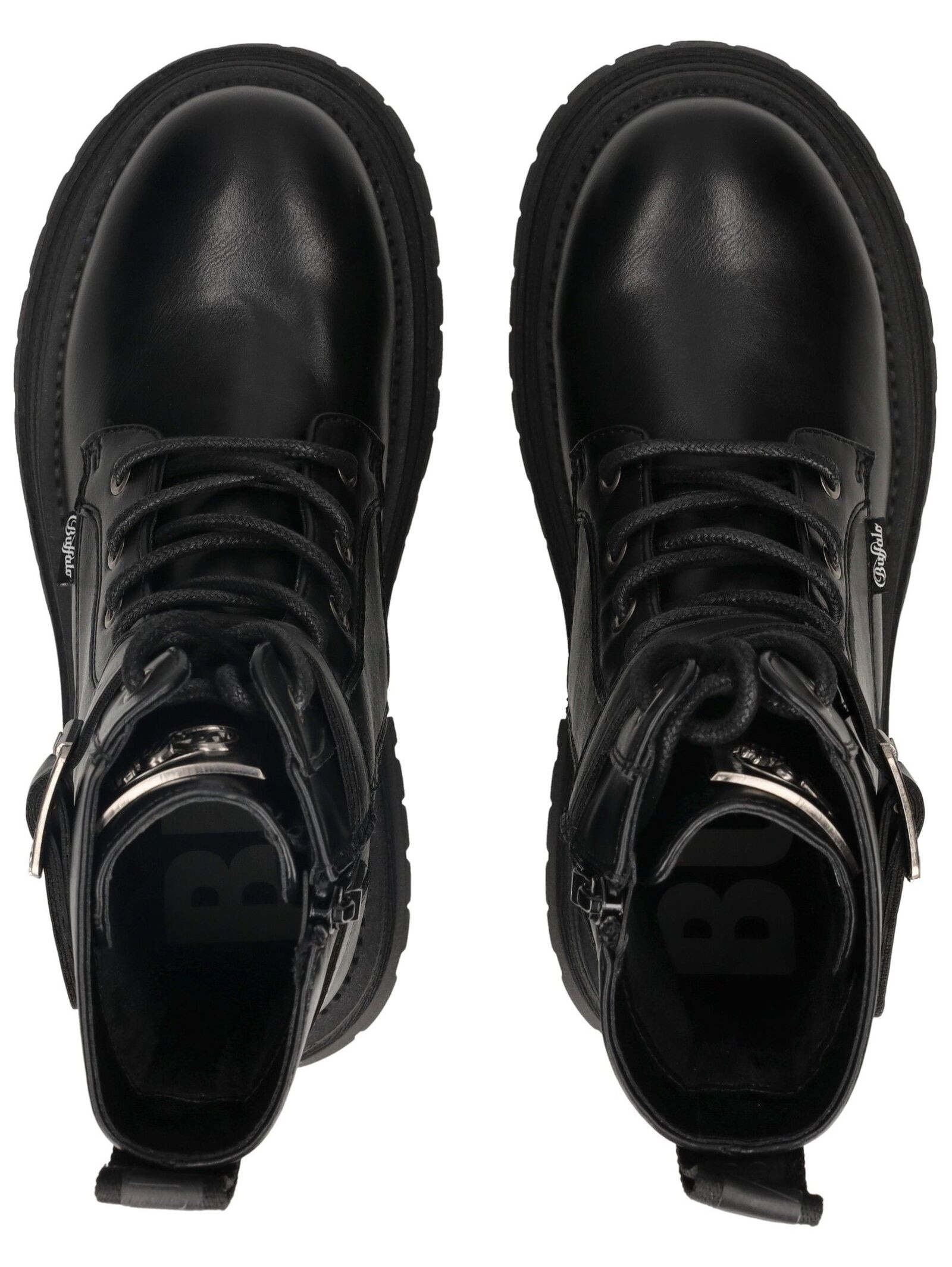 Buffalo Schnürstiefelette »Buffalo Stiefelette Lederimitat«