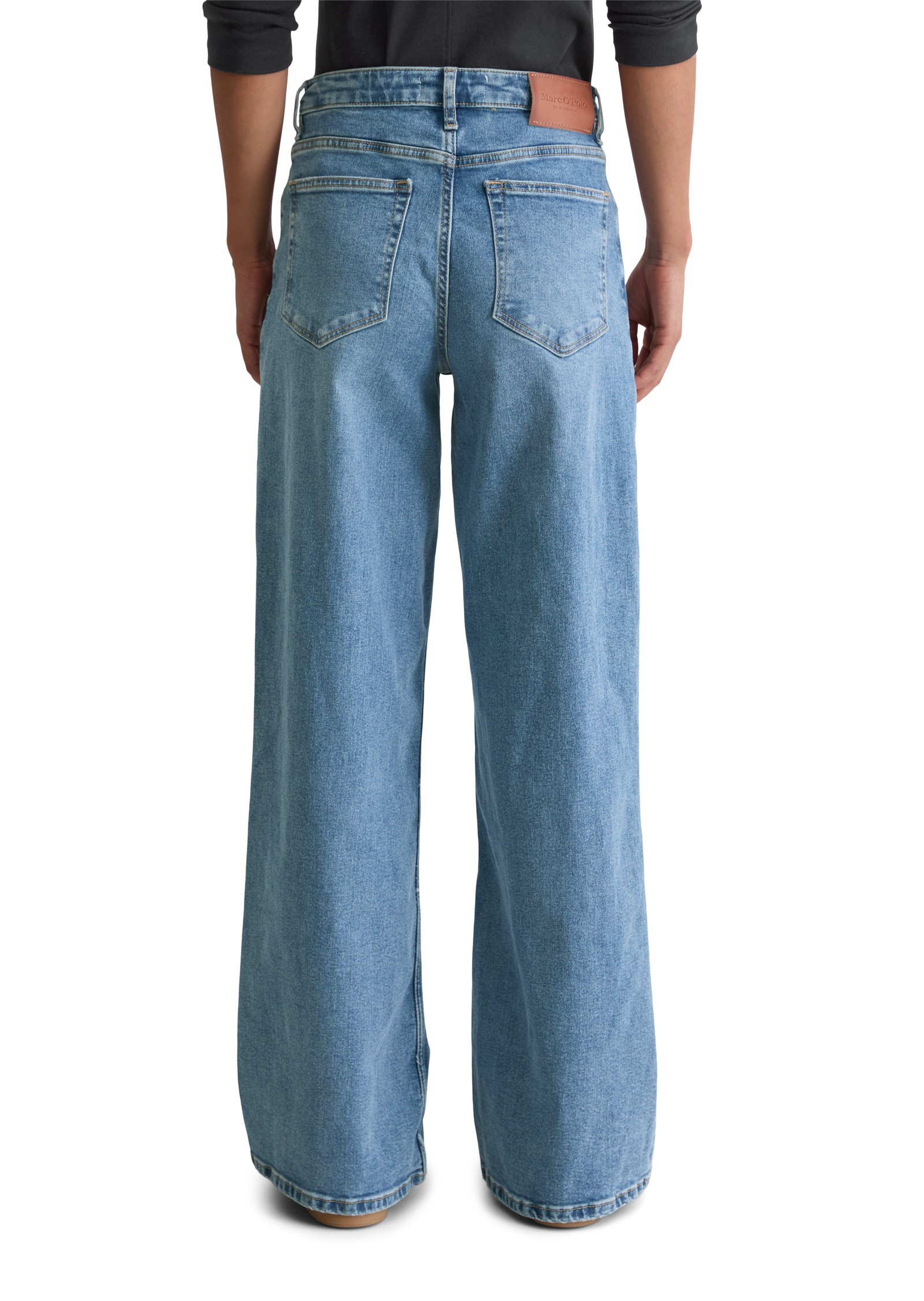 Thumbnail - Marc OPolo Weite Jeans "aus Organic-Cotton-Polyester-Stretch"