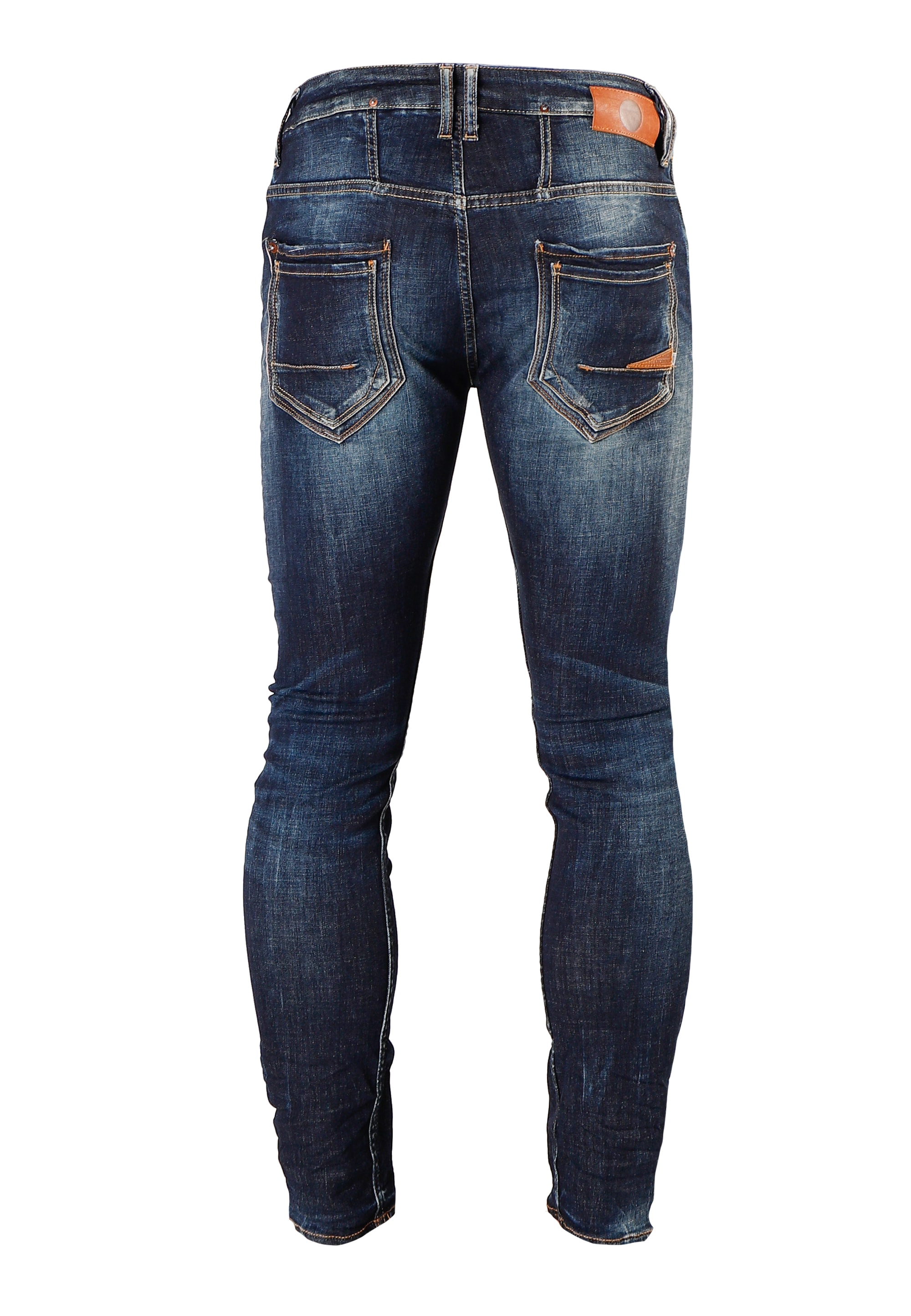 Le Temps Des Cerises Slim-fit-Jeans, in modischem Used-Look