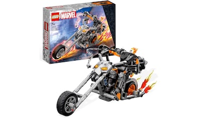 Konstruktionsspielsteine »Ghost Rider mit Mech & Bike (76245), LEGO® Marvel«, (264...