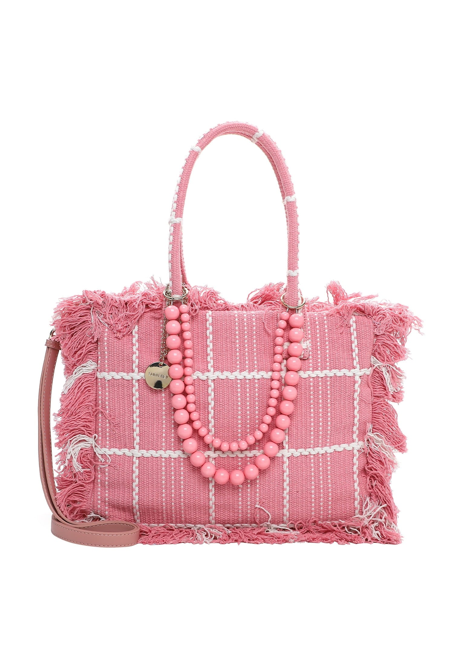 SURI FREY Damen Shopper "Shopper SFY Cacey", rosa, Baumwolle, Taschen