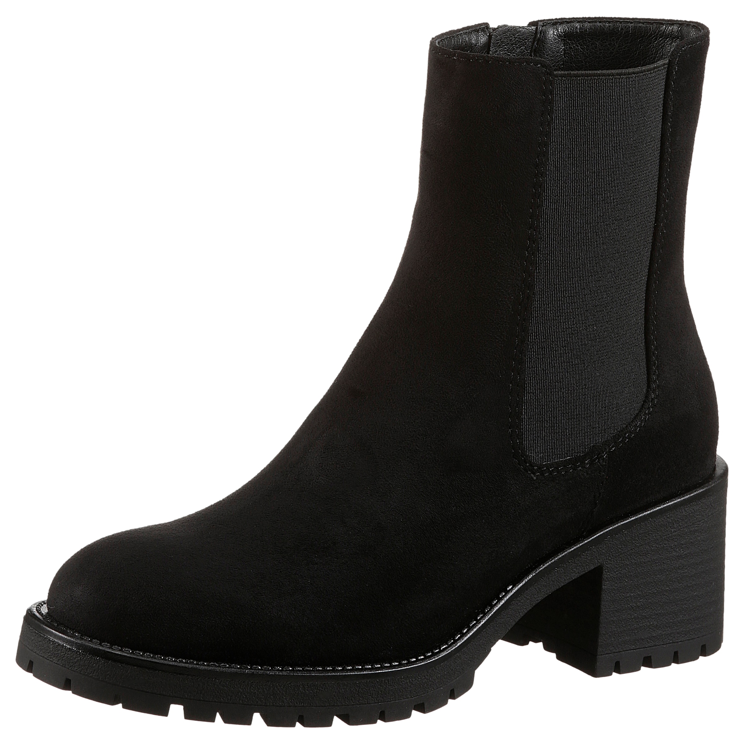 Aniston SHOES Chelseaboots, Stiefelette mit Reißverschluss und Stretcheinsatz - NEUE KOLLEKTION