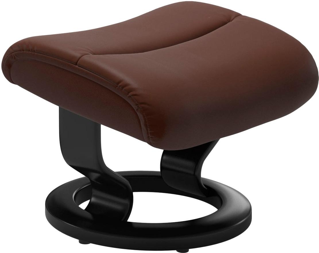 Stressless® Relaxsessel »View«, (Set, Relaxsessel mit Hocker), mit Classic Base, Größe M,Gestell Schwarz