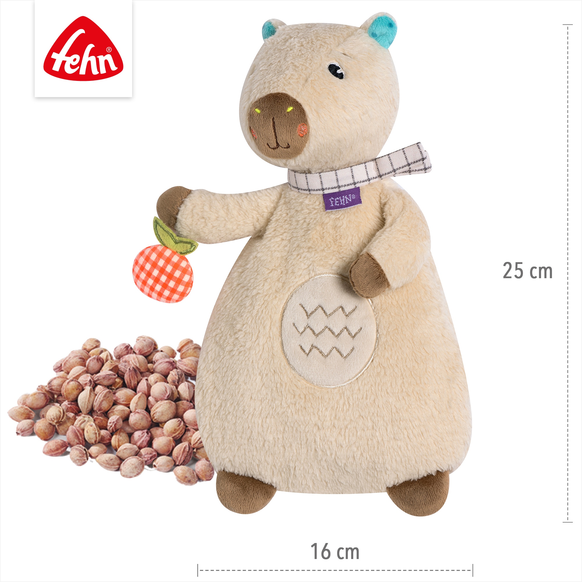 Fehn Wärmekissen »Capybara Clara, Wärmetier Capybara« mit entnehmbarem Wärme-/Kältesäckchen
