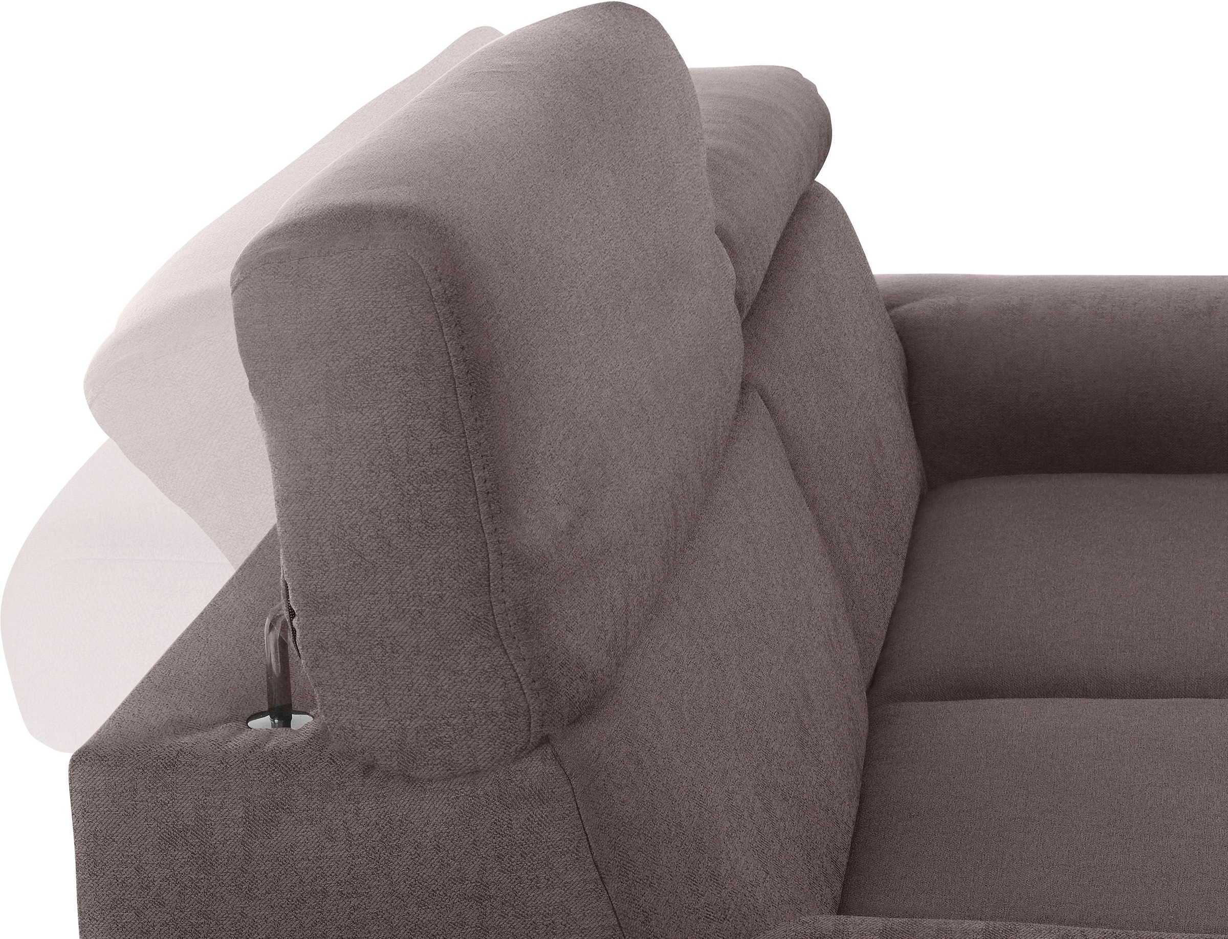 DOMO collection 2-Sitzer »Mira«, inklusive Kopfteilverstellung