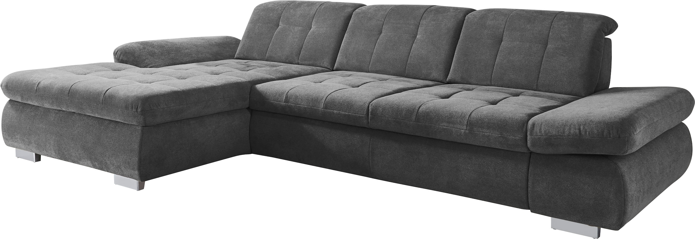 Die PlanBar Ecksofa "MP-IN17004 L-Form, Breite 331 cm, Kaltschaum-Polsterung" inkl. Sitztiefenverstellung, wahlweise weitere Funktionen