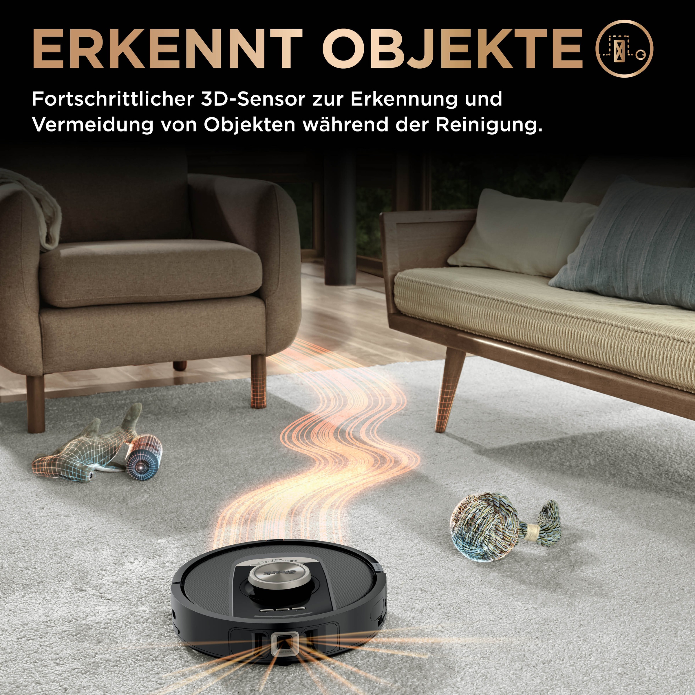 Shark Saugroboter "mit Wischfunktion PowerDetect NeverTouch Pro2-in-1 RV280 günstig online kaufen