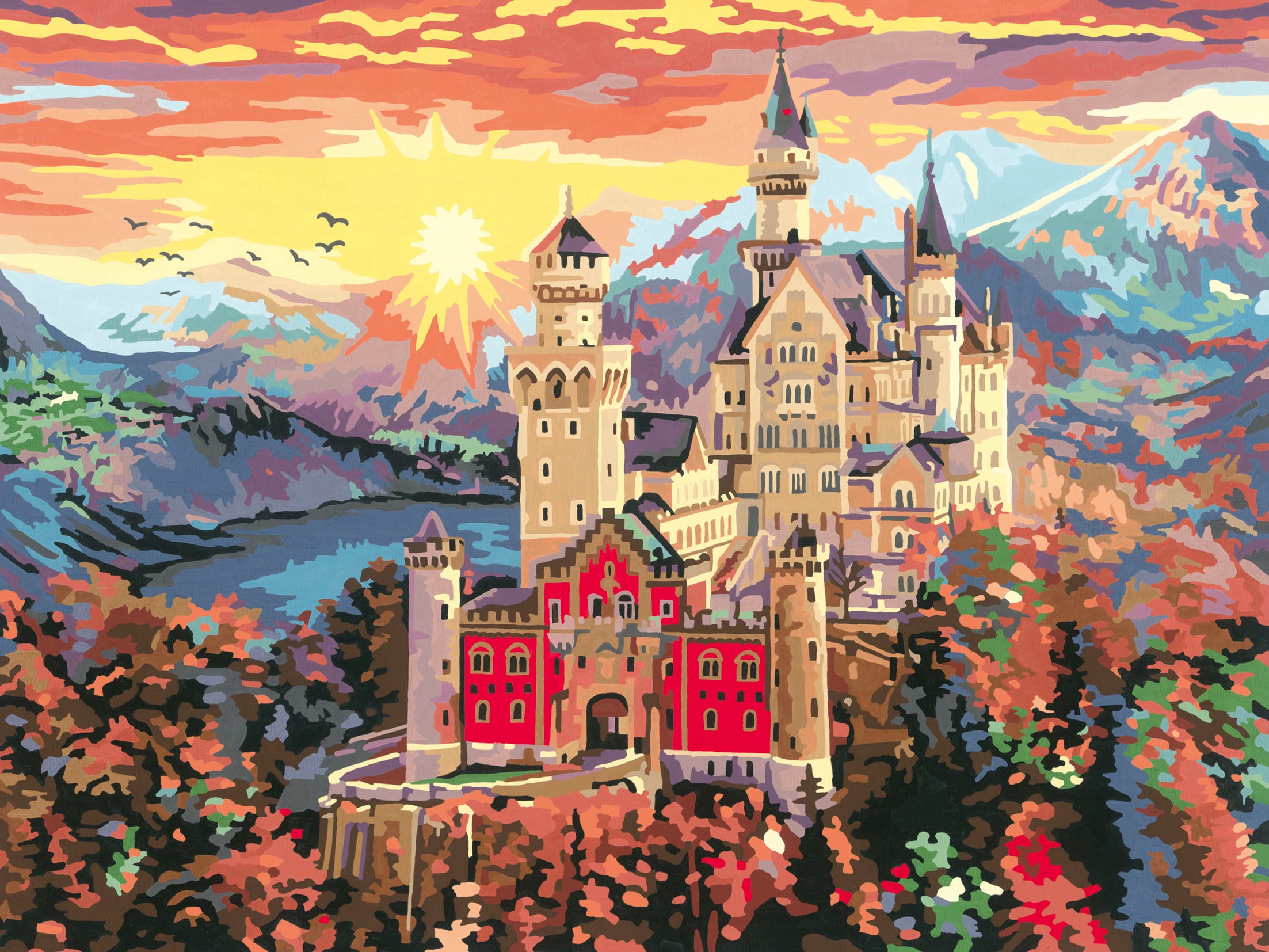 Ravensburger Malen nach Zahlen »CreArt, Fairytale Castle«, Made in Europe