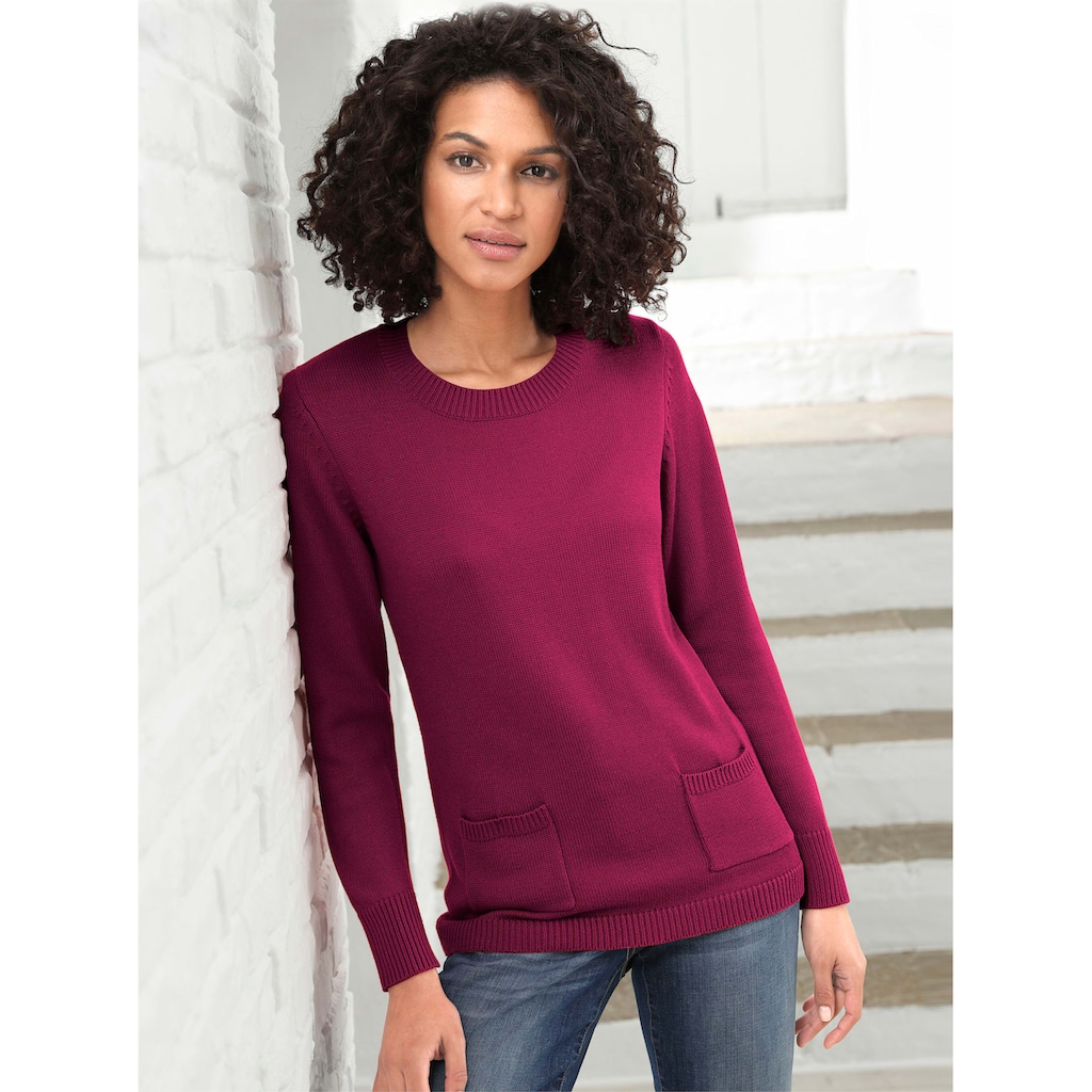 Casual Looks Rundhalspullover »Pullover«