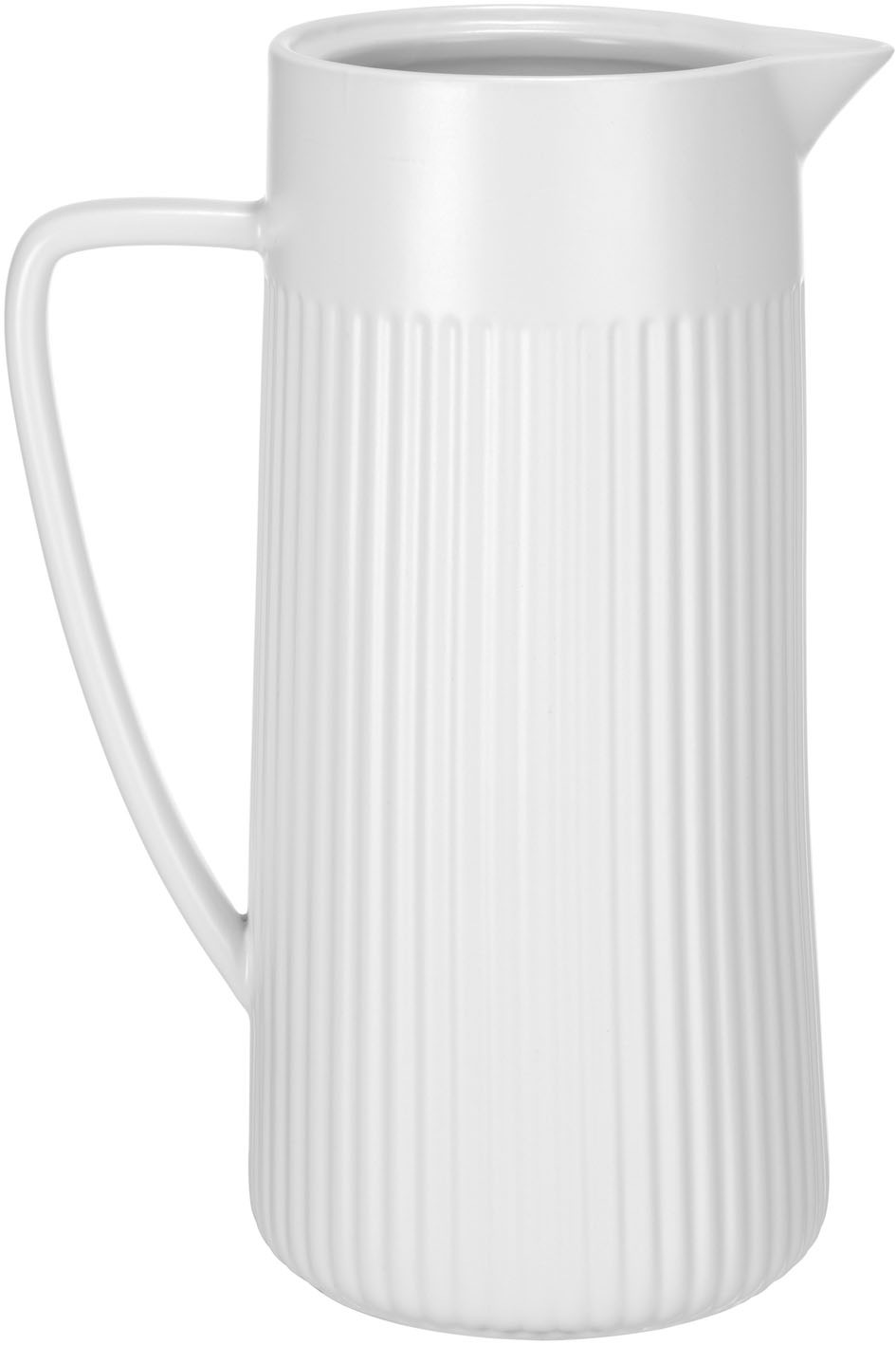 SCHÖNER WOHNEN-Kollektion Karaffe "REFIA" Keramik Krug, 1,25l mit eleganter günstig online kaufen