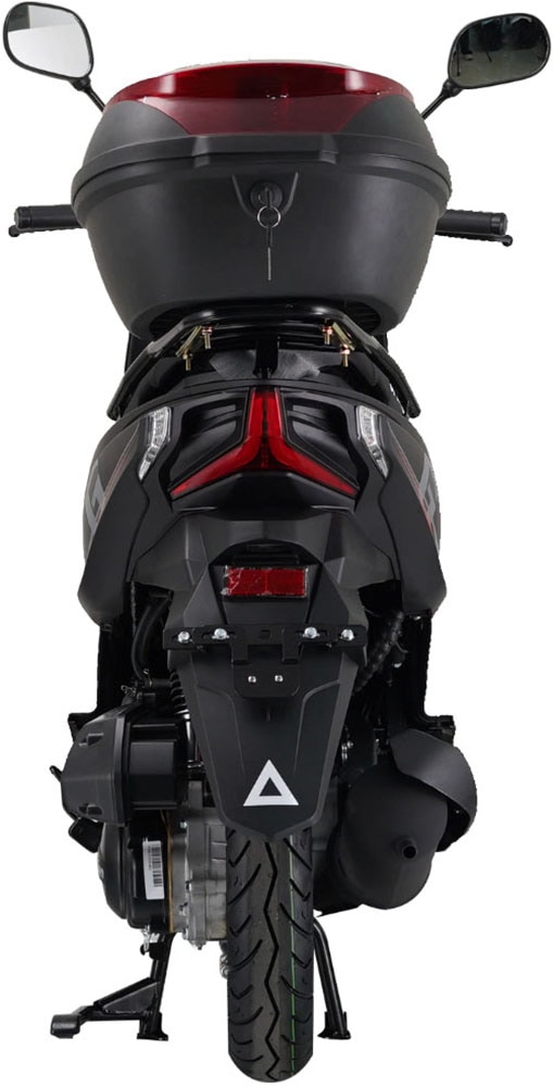 GT UNION Motorroller »Sonic X 45«, 49,6 cm³, 45 km/h, Euro 5, 3 PS, (Komplett-Set, 2 tlg.), Luftgekühlter Motor