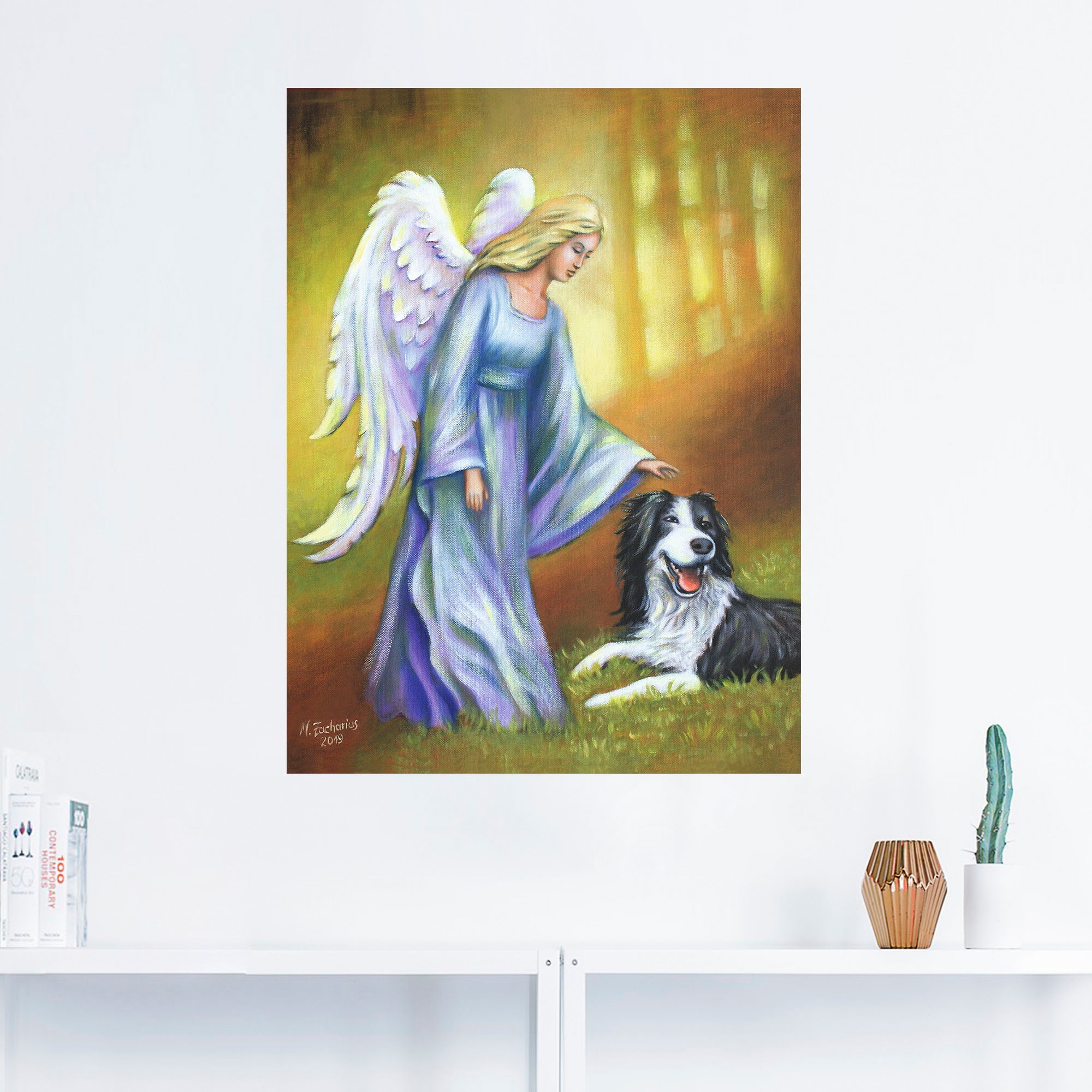 Artland Wandbild »Mein Freund es ist Zeit«, Spirituelle Bilder, (1 St.), als Alubild, Leinwandbild, Wandaufkleber oder Poster in versch. Größen
