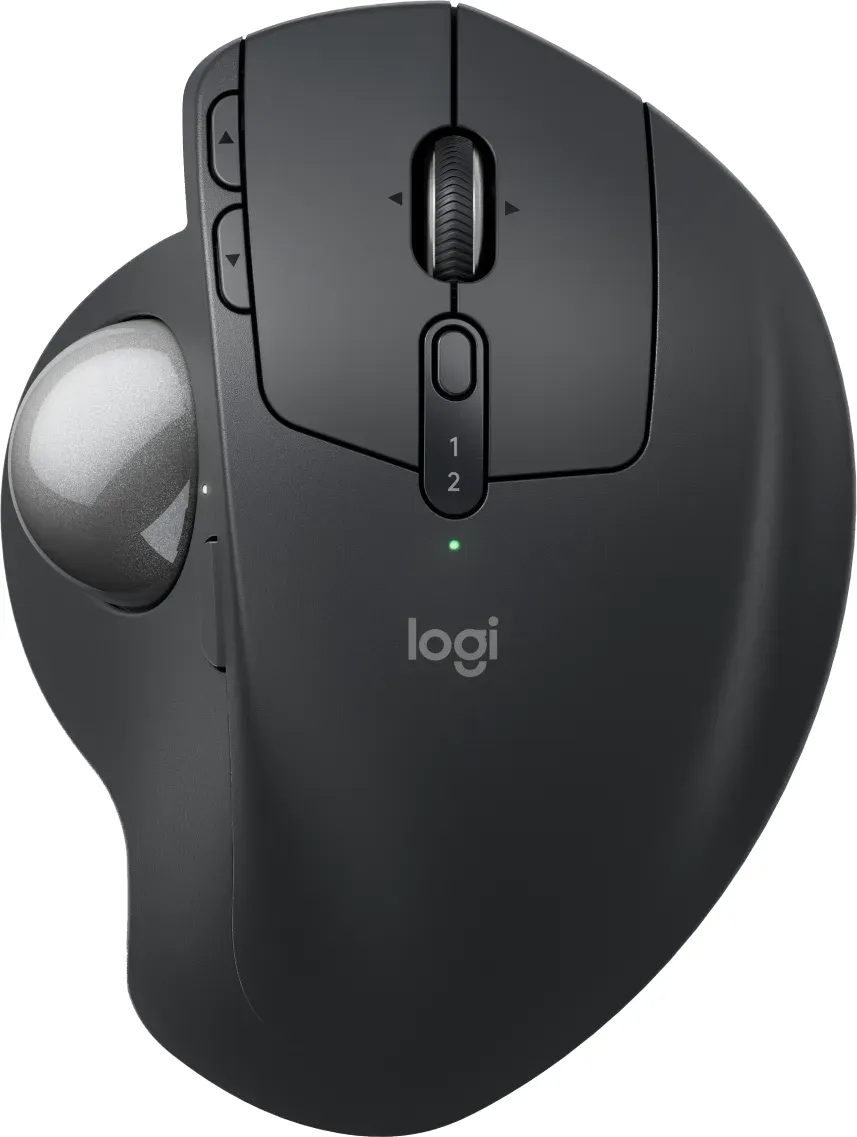 Gaming-Maus »MX Ergo S Advanced Wireless Trackball - GRAPHITE - EMEA28-935«, Bluetooth