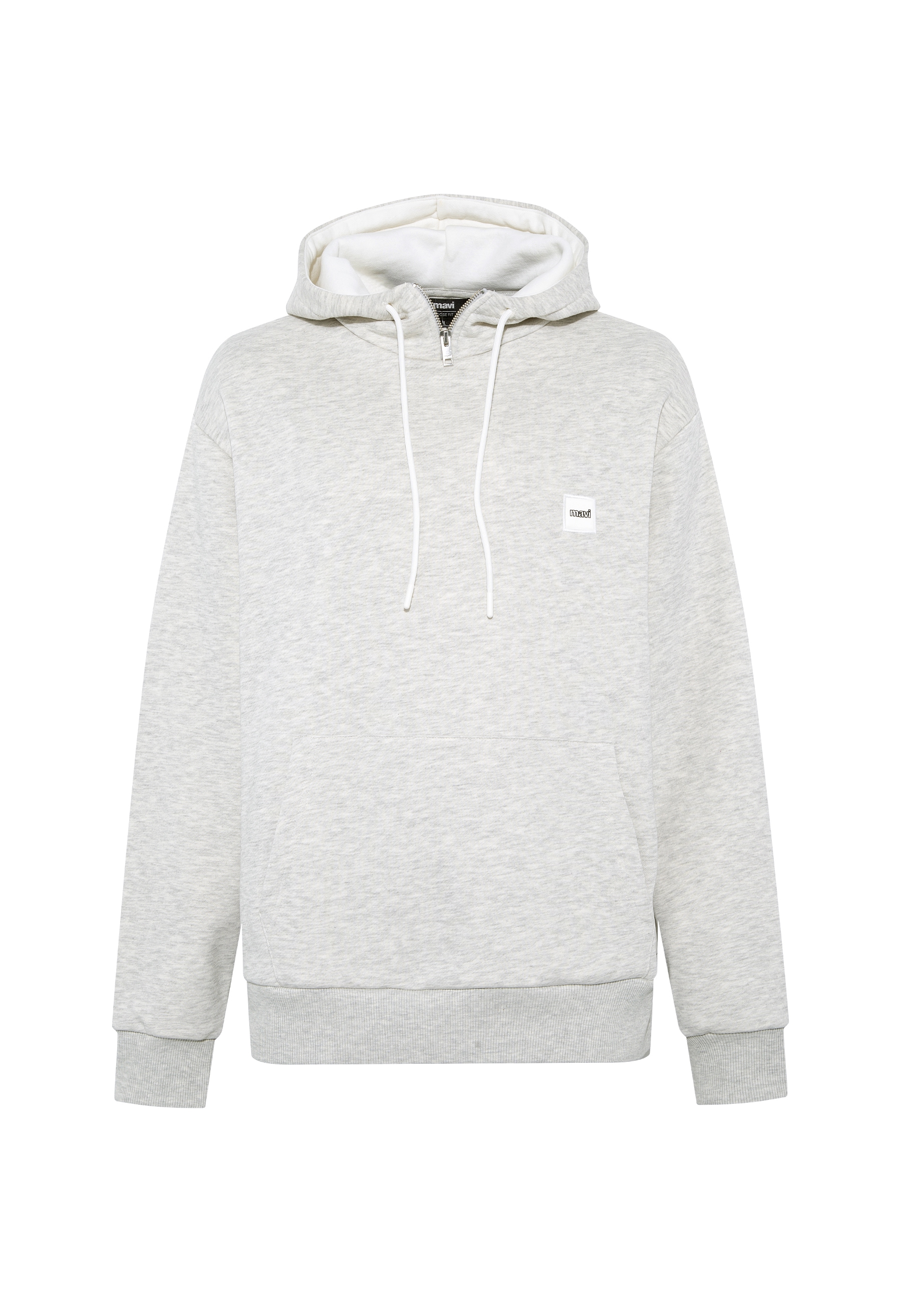 Mavi Kapuzenpullover »HALF ZIP HOODIE«, Hoodie mit Logo und Reißverschluss