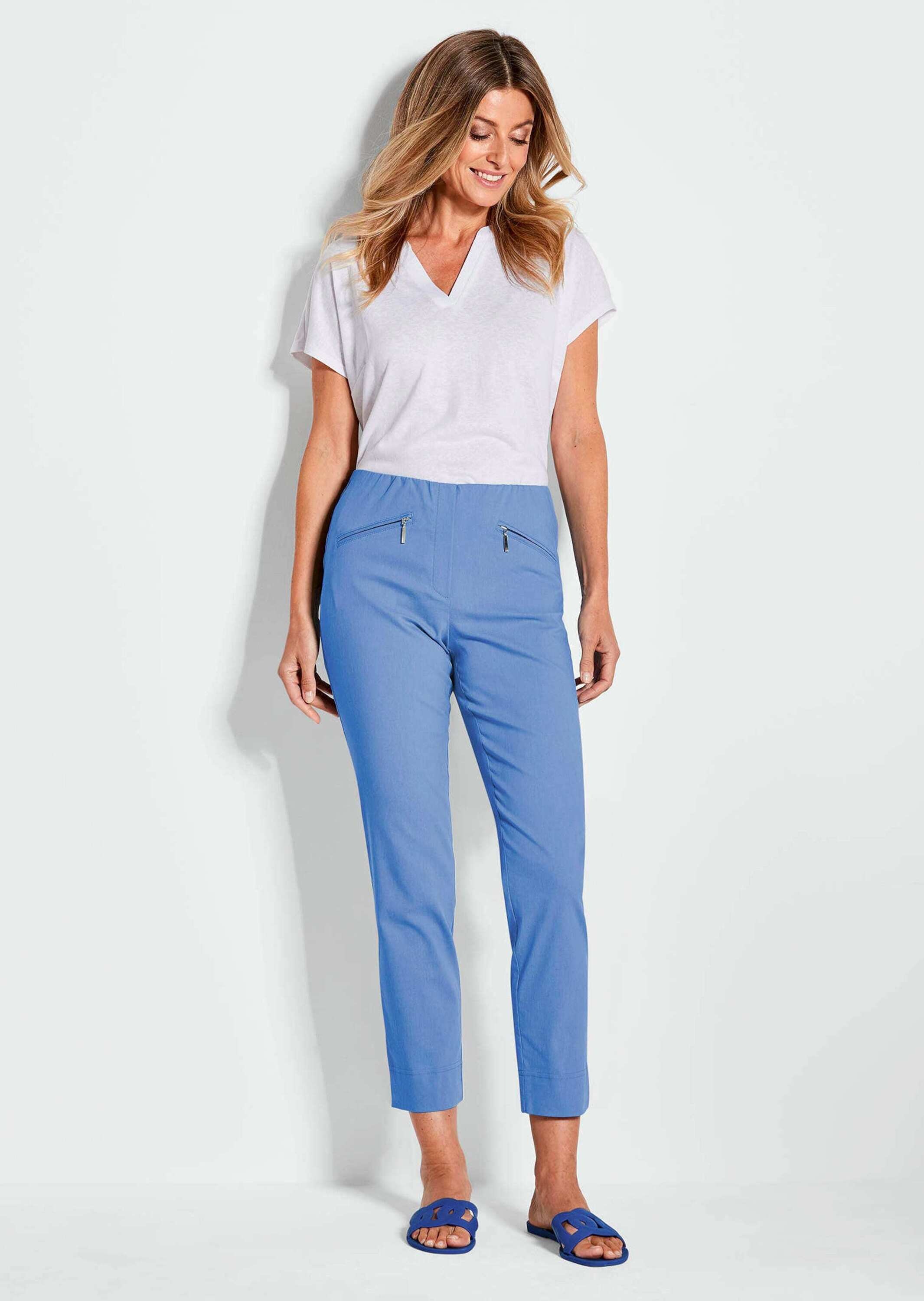 Thumbnail - GOLDNER 7/8-Hose "Stretchhose LOUISA, dehnbar & mit Taschen"