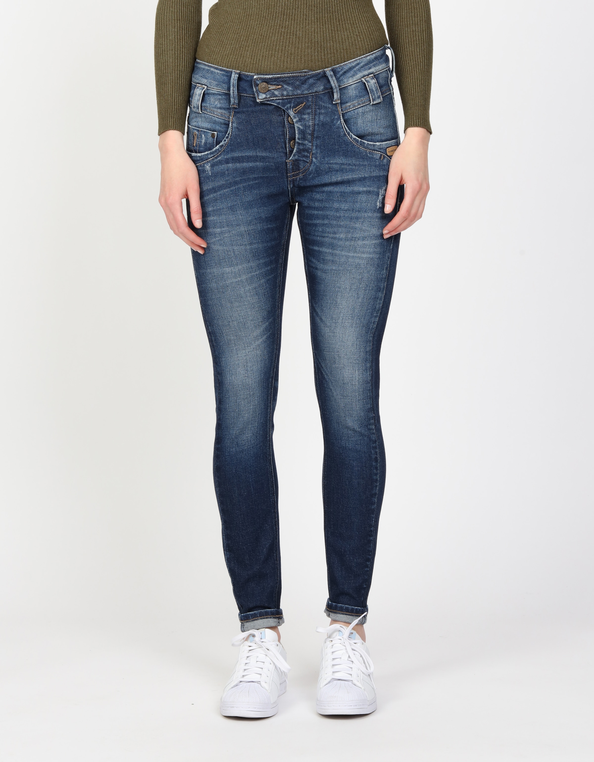 GANG Slim-fit-Jeans "94MARGE", mit besonderem 4-Knopf-Verschluss günstig online kaufen