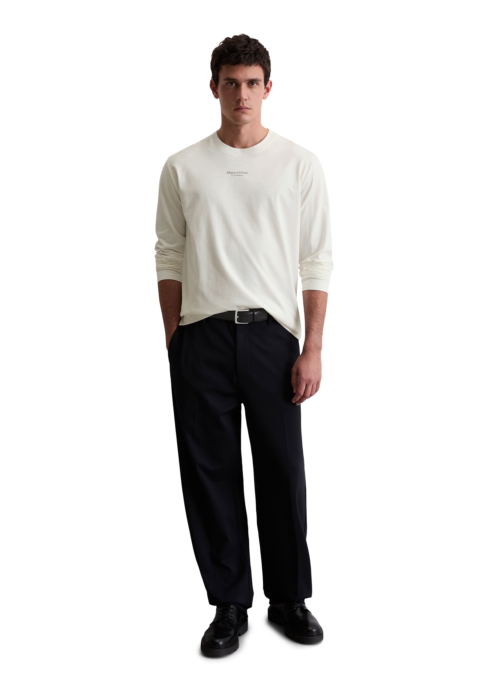 Marc O'Polo Langarmshirt »aus reiner Bio-Baumwolle«