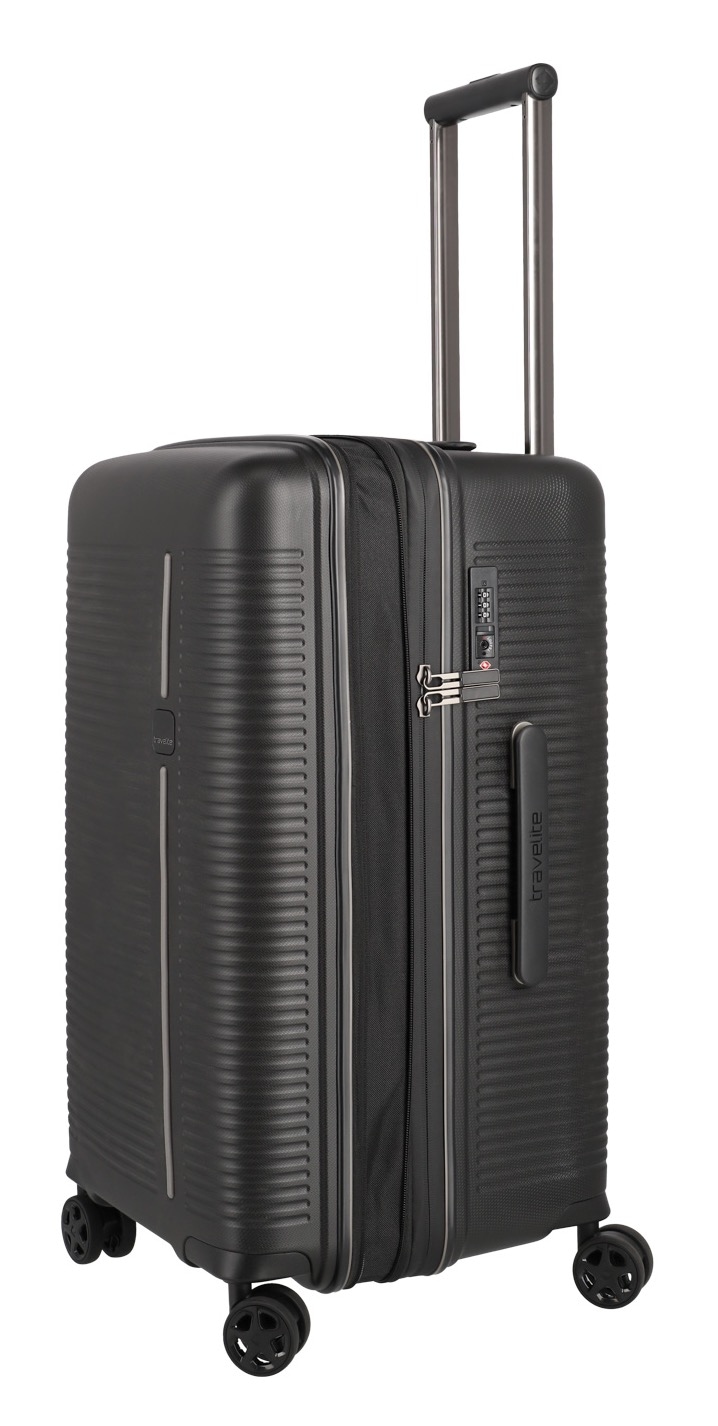 travelite Trolleyset »ROOMER Trunk M/L«, (Set, 2 tlg.), Kofferset Aufgabegepäck Reisekoffer Volumenerweiterung