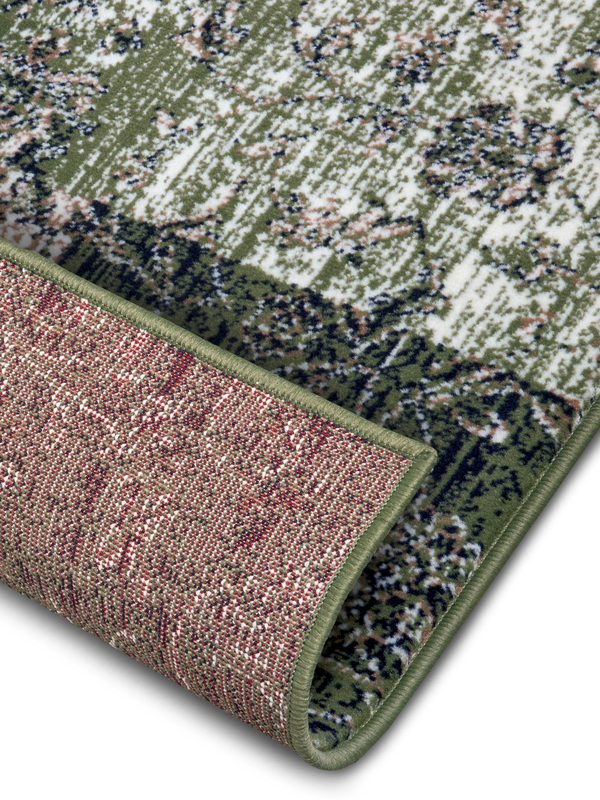 HANSE Home Teppich »Kirie«, rechteckig, 9 mm Höhe, Patchwork, Kurzflor, Teppichläufer, Modern, Vintage, Wohnzimmer, Flur
