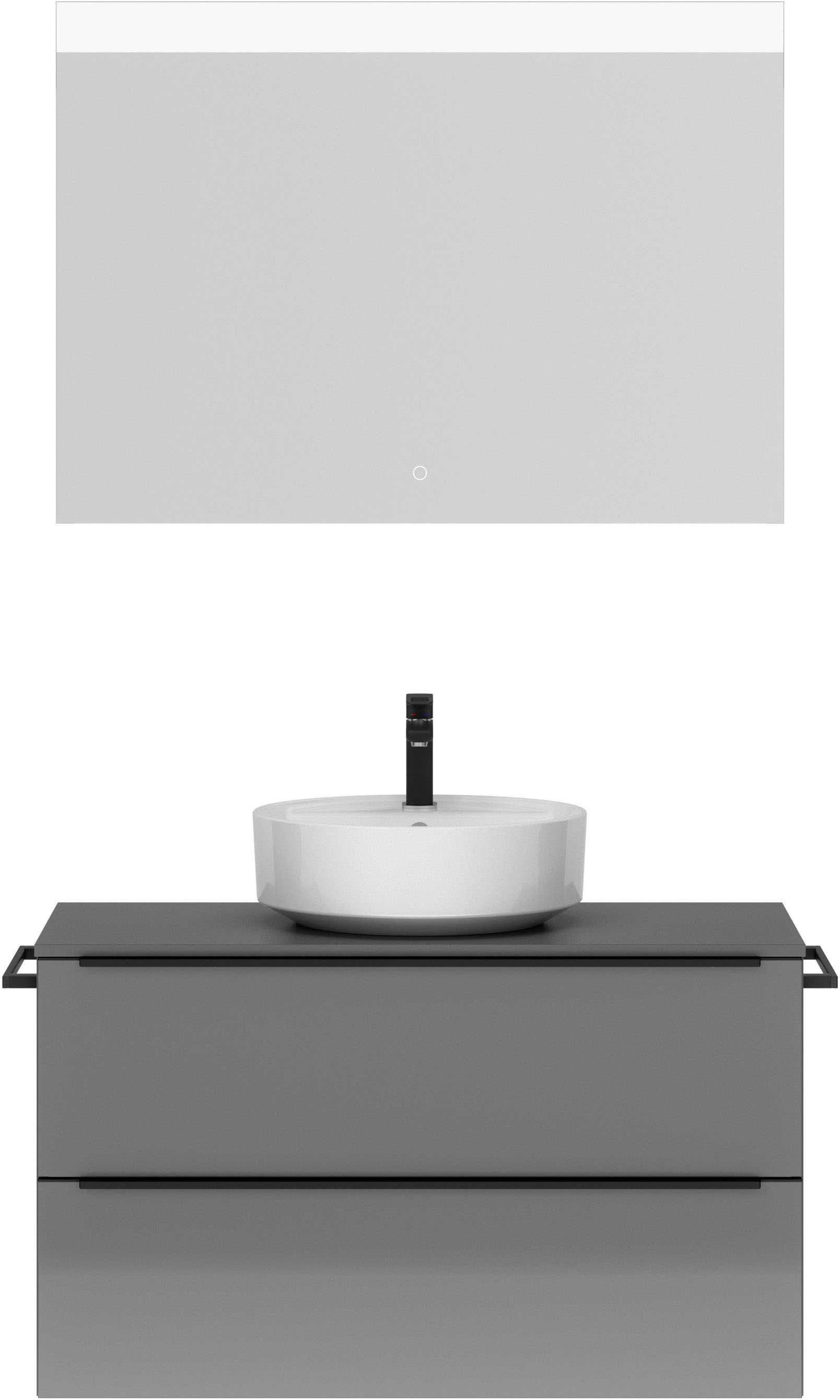 nobilia Badmöbel-Set "Alvene" vormontiert, mit Soft-Close, 2 Stk. tlg. günstig online kaufen