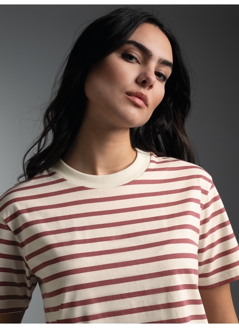 Trigema T-Shirt "TRIGEMA Cropped T Shirt mit "Sail" Ringelmuster" 1 günstig online kaufen