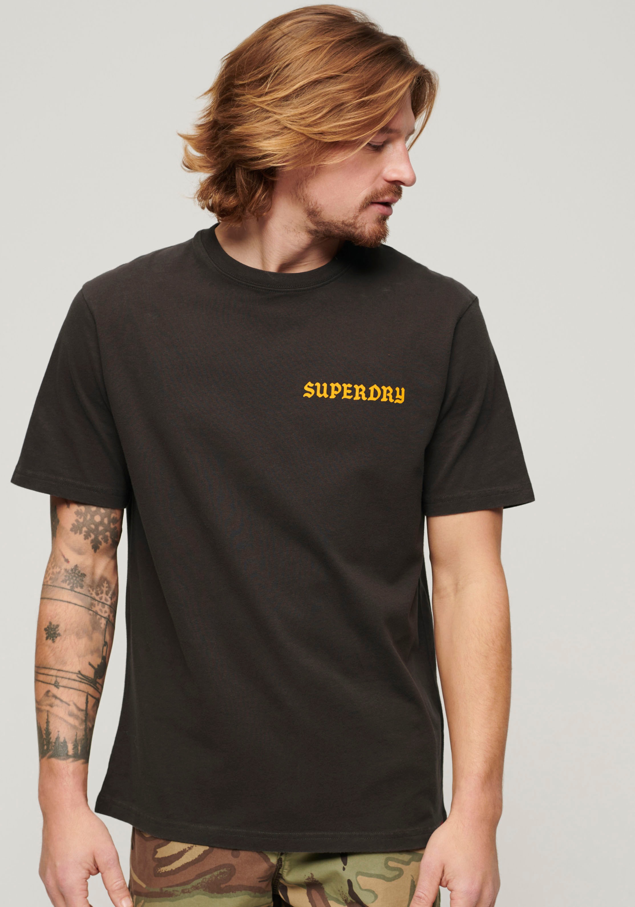 Superdry Print-Shirt "SD-TATTOO GRAPHIC LOOSE T SHIRT"