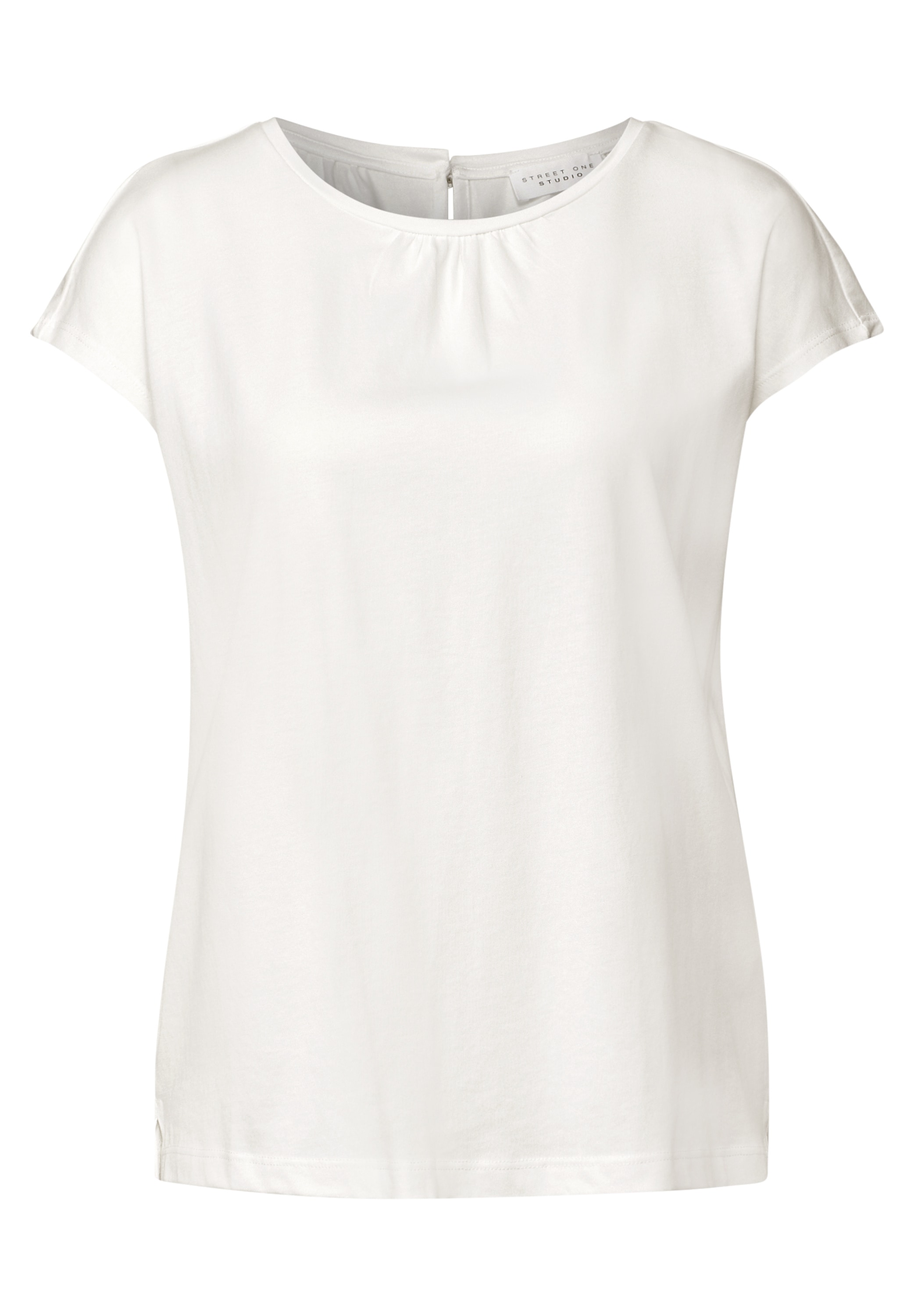 STREET ONE T-Shirt, aus elastischem Materialmix