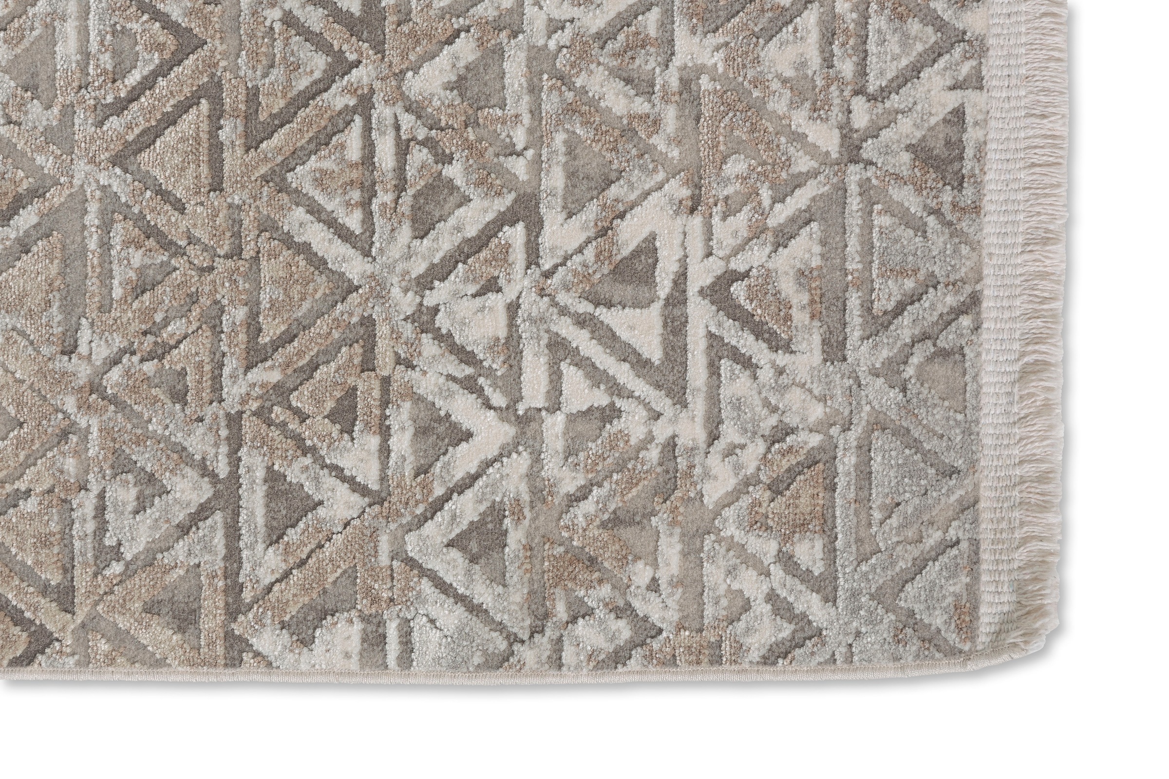 Teppich "Vision 213", beige, B:133cm H:7mm L:190cm, Kunstfaser, Viskose, SCHÖNER WOHNEN-KOLLEKTION, Teppiche, Teppich, Viskoseteppich mit Glanz, Wohnzimmer 3
