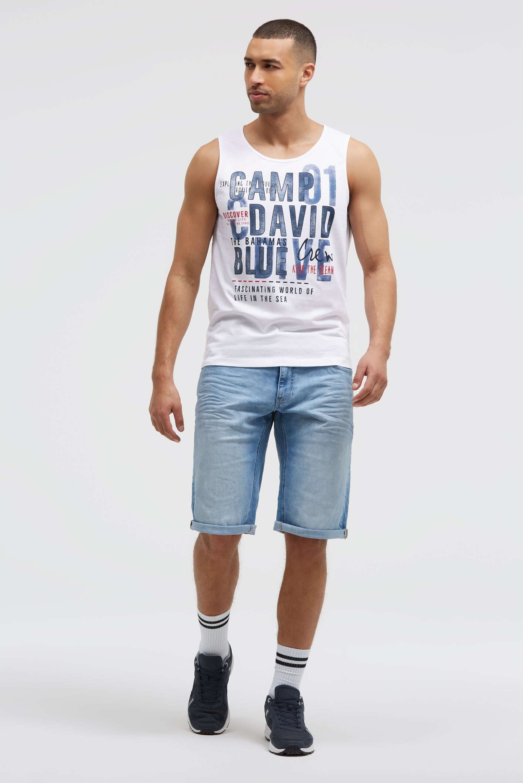 CAMP DAVID Tanktop aus Baumwolle