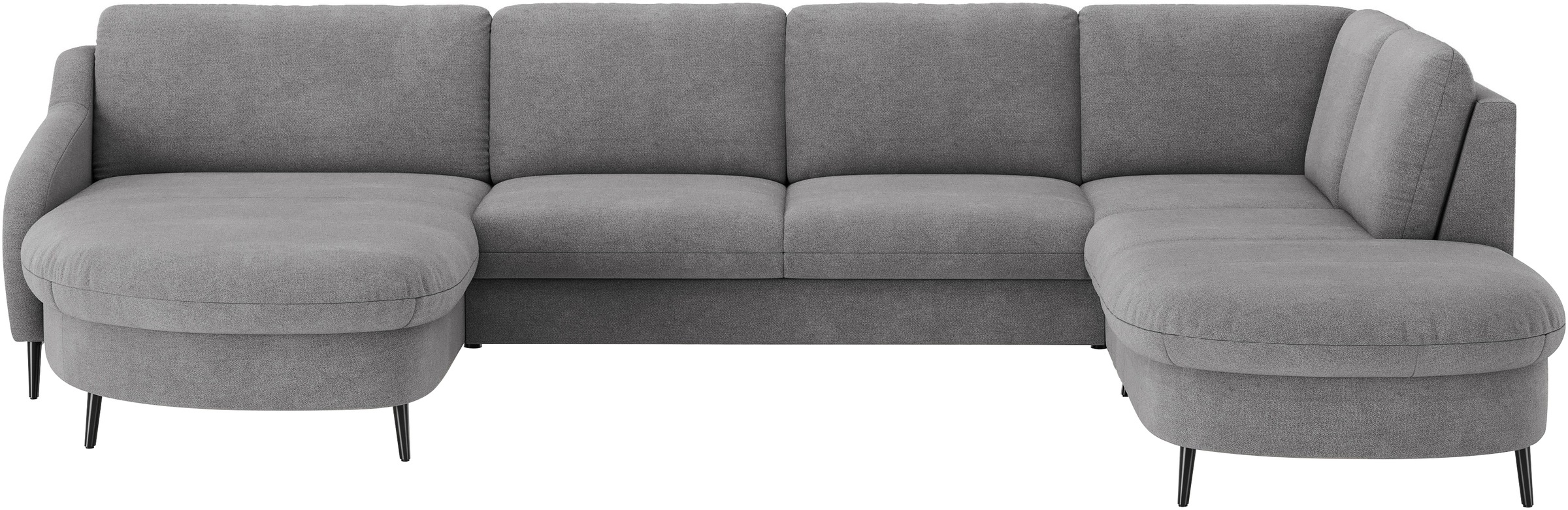 sit&more "Soul U-Form" wahlweise mit Bett und Bettkasten