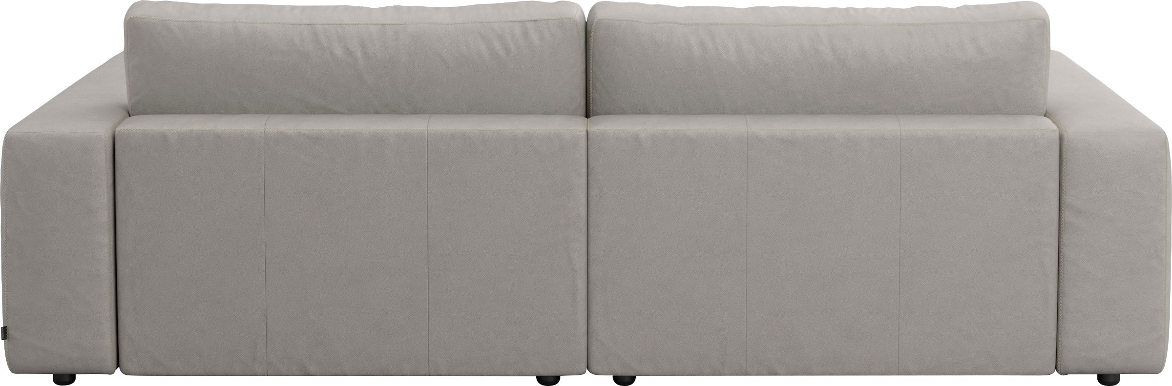 Big-Sofa MUSTERRING "LUCIA", beige (beige bax), B:252cm H:81cm T:124cm, Flachgewebe FLORIS (100% Polyester);Flachgewebe VALMONT (60% Baumwolle/ 40% Leinen);Microfaser CRONA (100% Polyester), Sofas, Big-Sofa, in vielen Qualitäten und 4 unterschiedlichen Nä 6