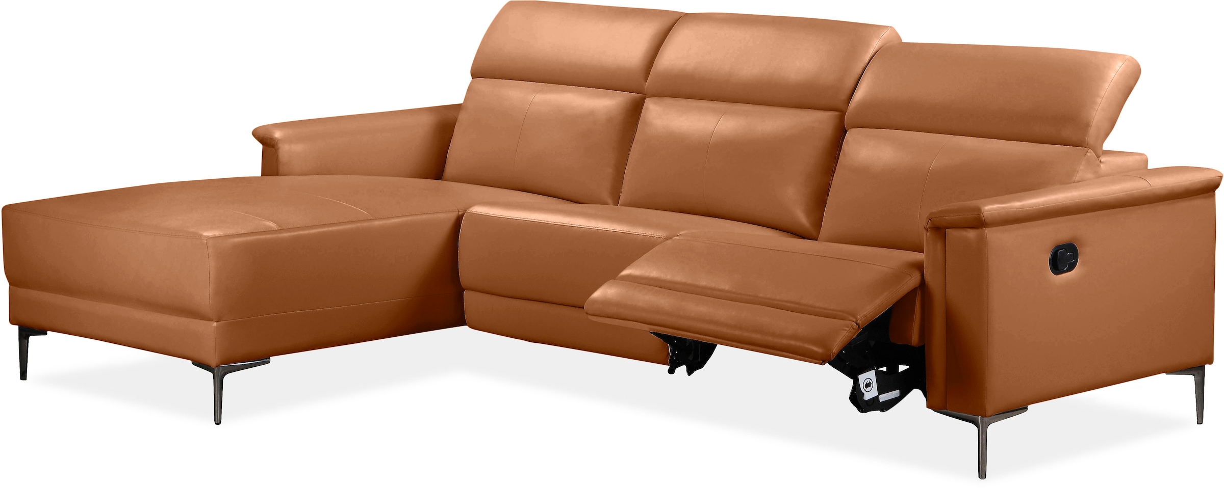 Places of Style Ecksofa Lund, mit man. o. elektr. Relaxfunktion und USB/ Kopfteilverstellung