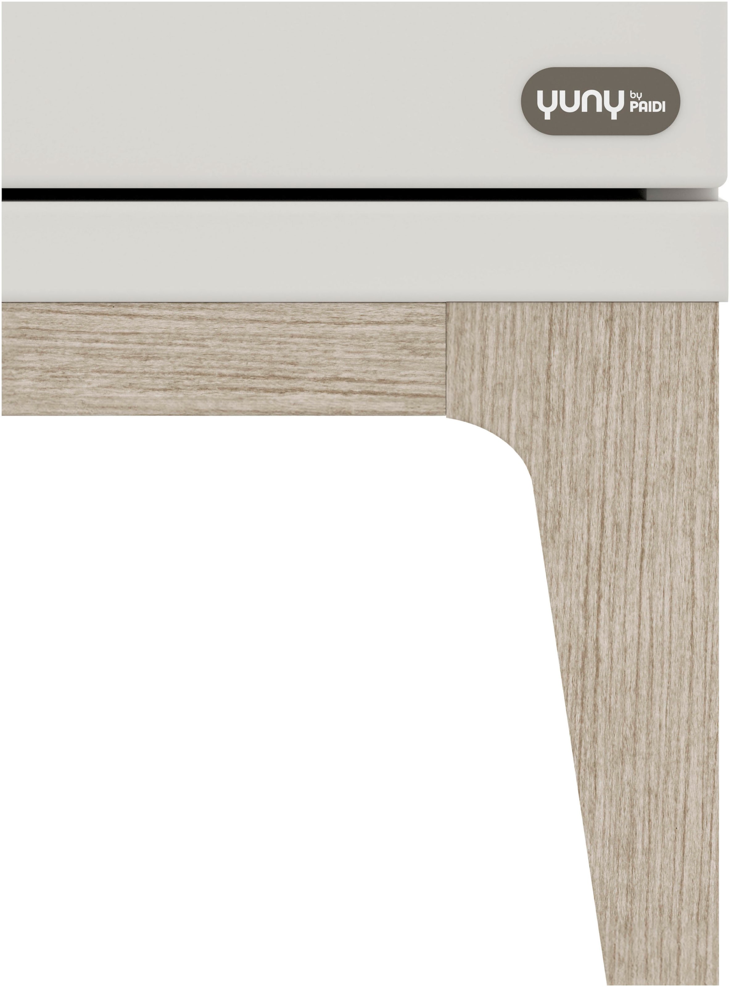 PAIDI Wickelkommode »CUTIE LEA in Weiß, 3 Schubladen, inkl. abnehmbarem Wickelaufsatz« bis 50 kg Kommode in Off-White, 110 cm Breite, Soft-Close-Funktion, Wickeltisch 110 cm