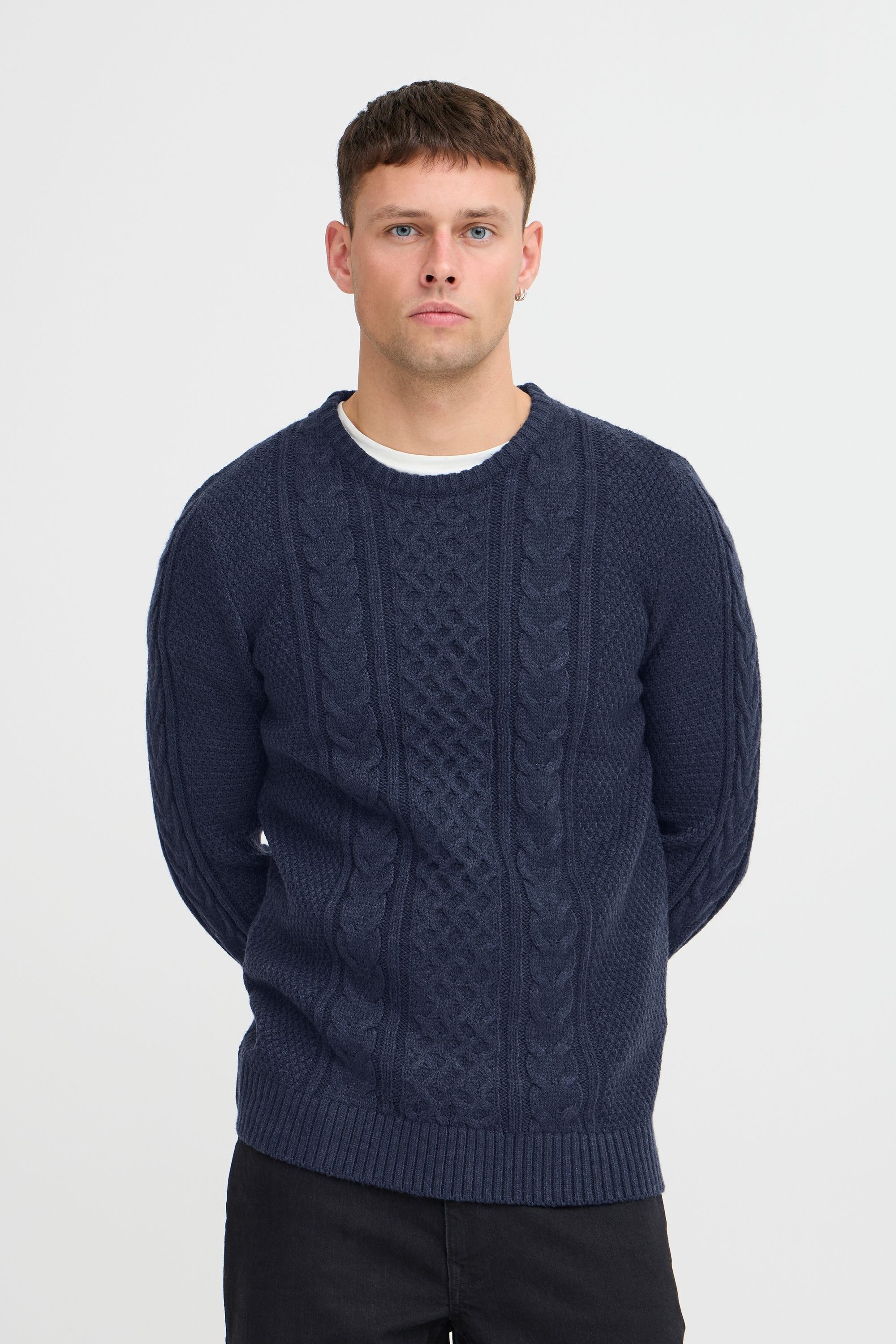 Blend Strickpullover "BHPullover", Klassischer Grobstrickpullover günstig online kaufen