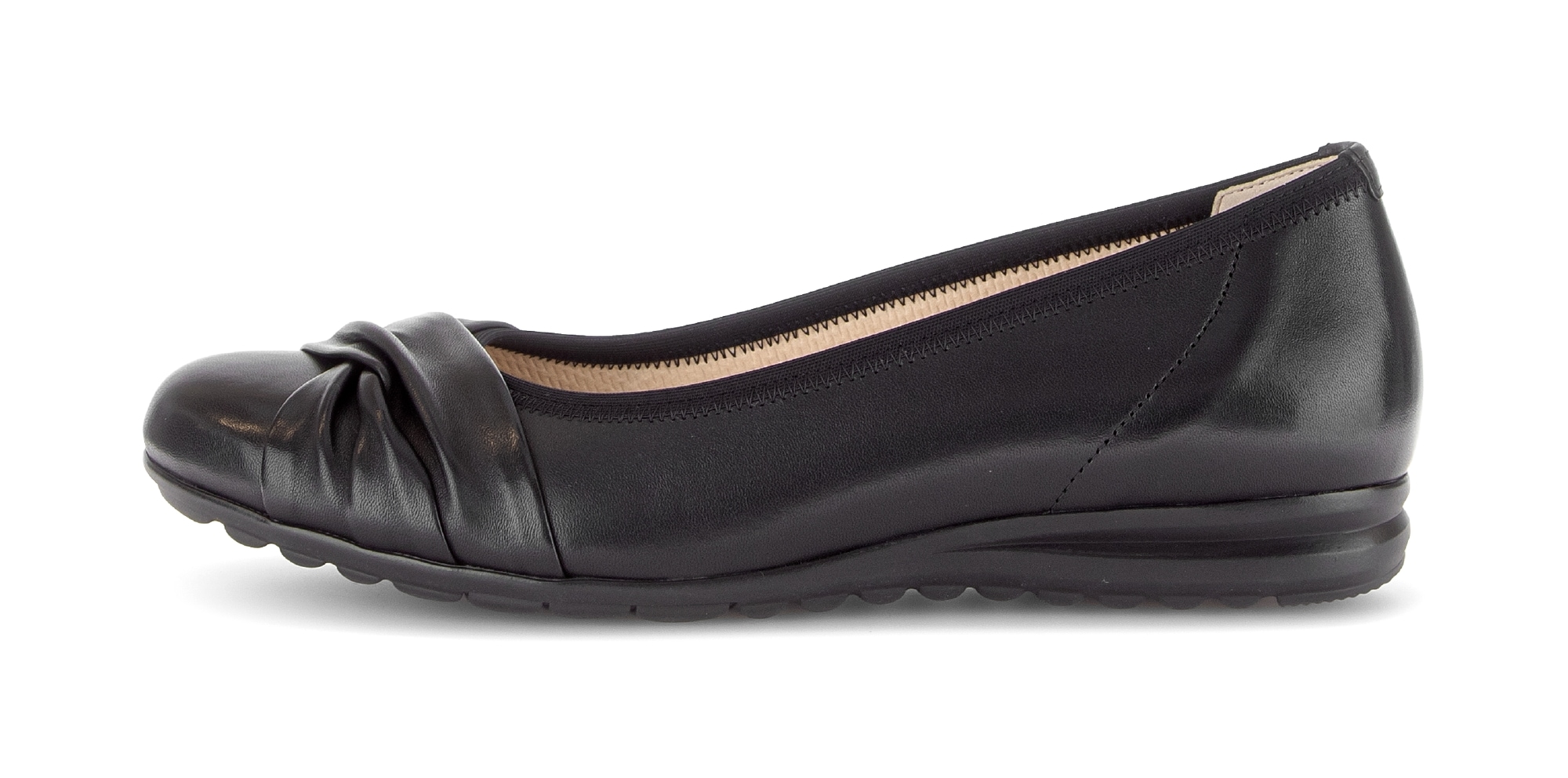 Gabor Ballerina »FLORENZ«  Businessschuh, Slipper, Schlupfschuh mit Zierriegel, Weite G (=weit)