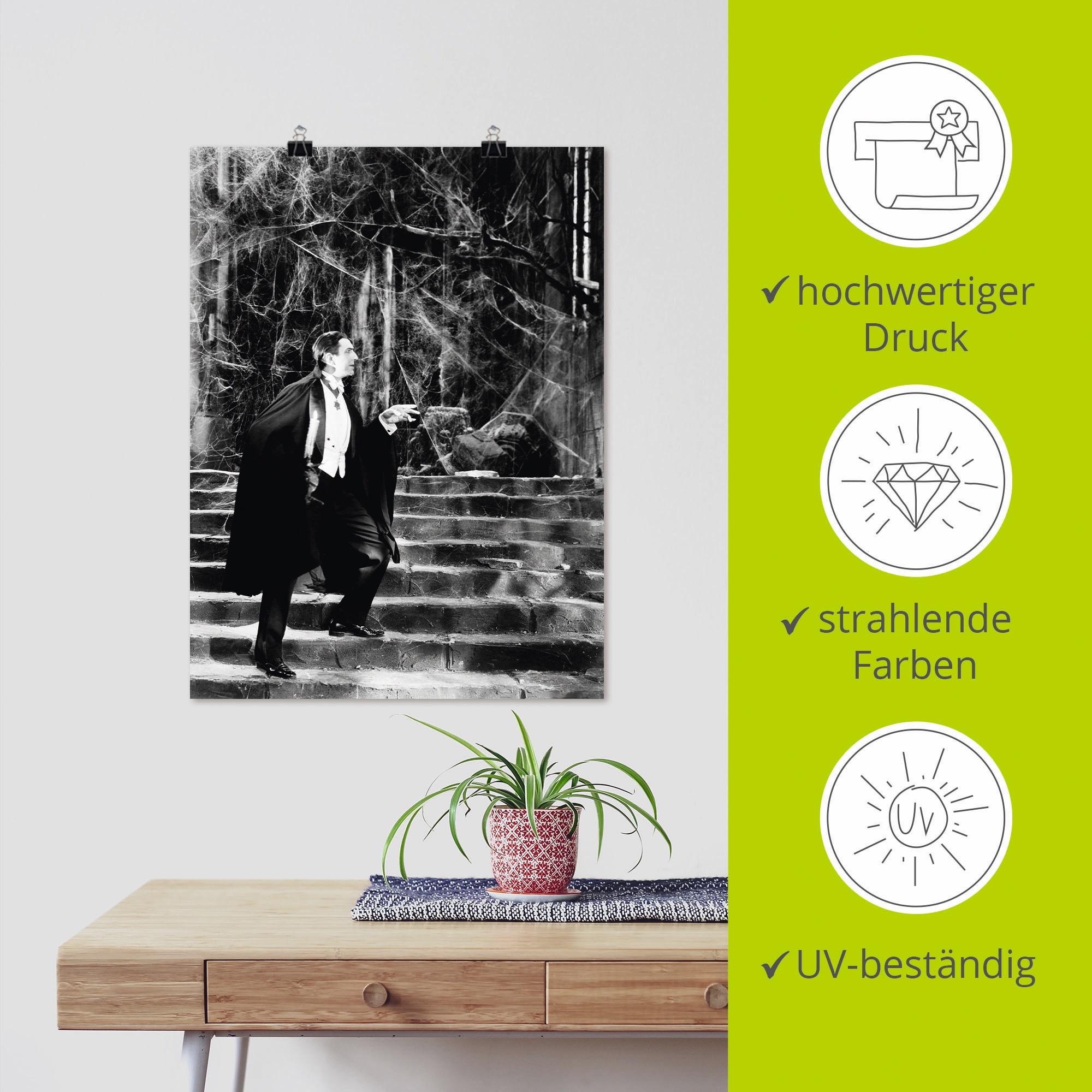 Artland Poster »Dracula 1931« Film 1 Stk. tlg. ohne Rahmen