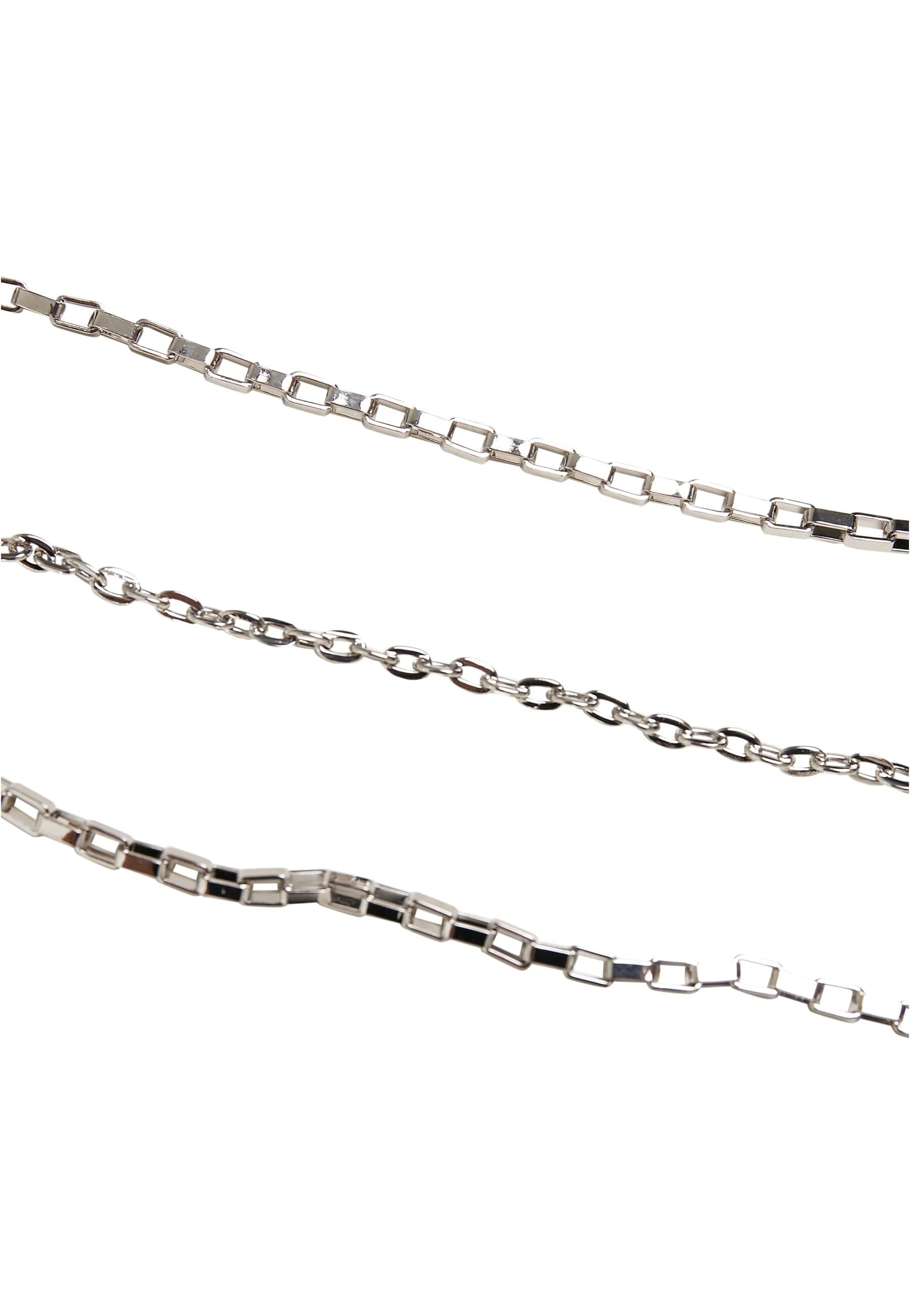 URBAN CLASSICS Edelstahlkette »Urban Classics Unisex Layering Amulet Necklace«