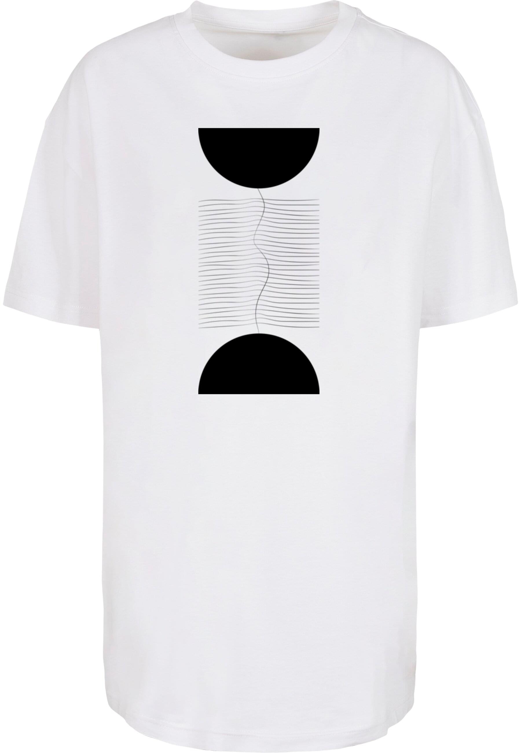 Merchcode T-Shirt "Merchcode Ladies Abstract Lines T-Shirt" 1 Stk. tlg. günstig online kaufen