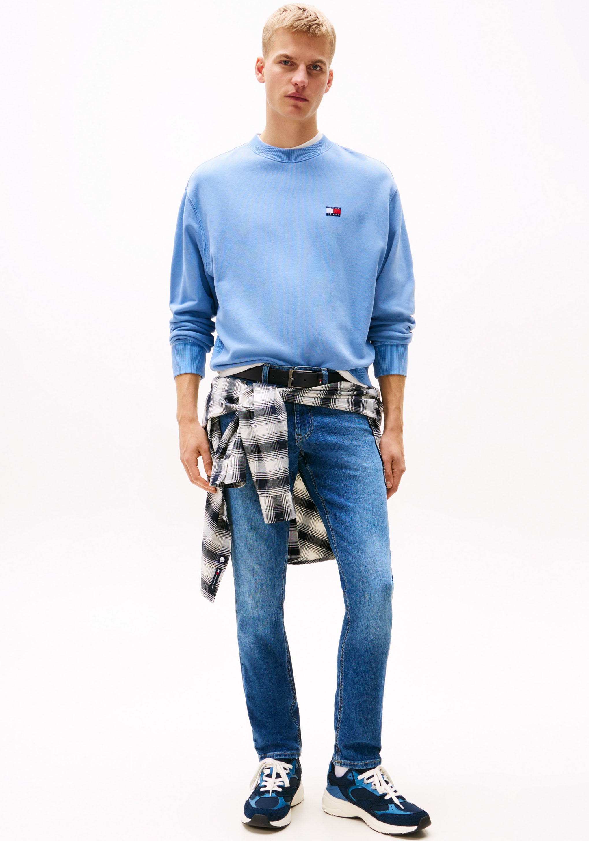 Tommy Jeans Slim-fit-Jeans »SCANTON SLIM«, mit Logoprägung