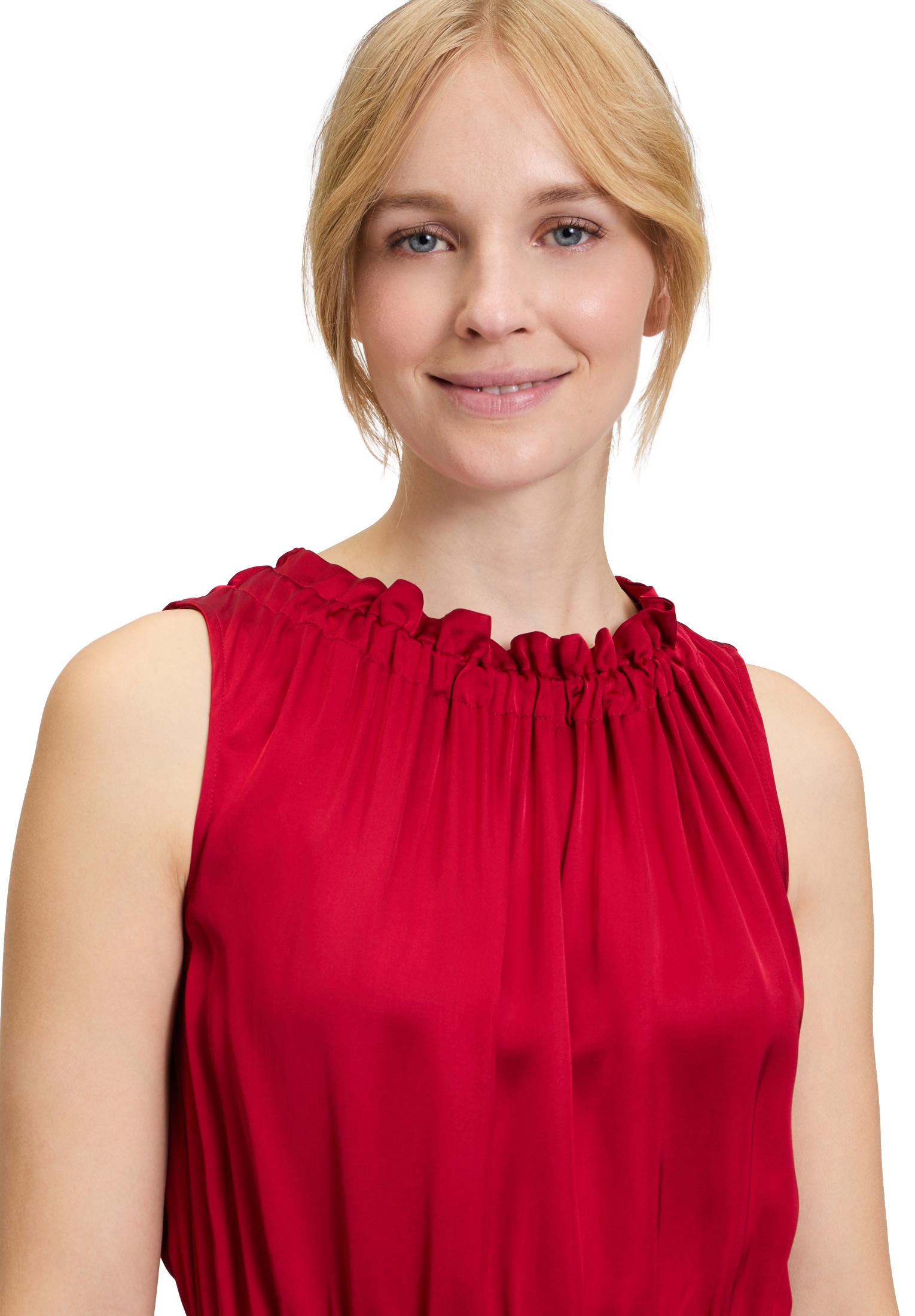 Betty&Co Sommerkleid »Betty & Co Freizeitkleid mit Bindegürtel«, Raffung