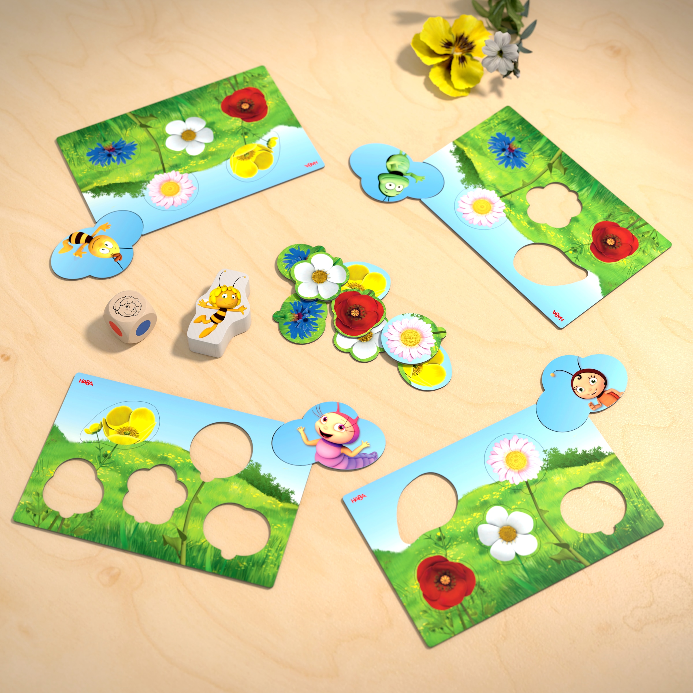 Haba Spiel »Meine ersten Spiele – Biene Maja Blumenwiese«
