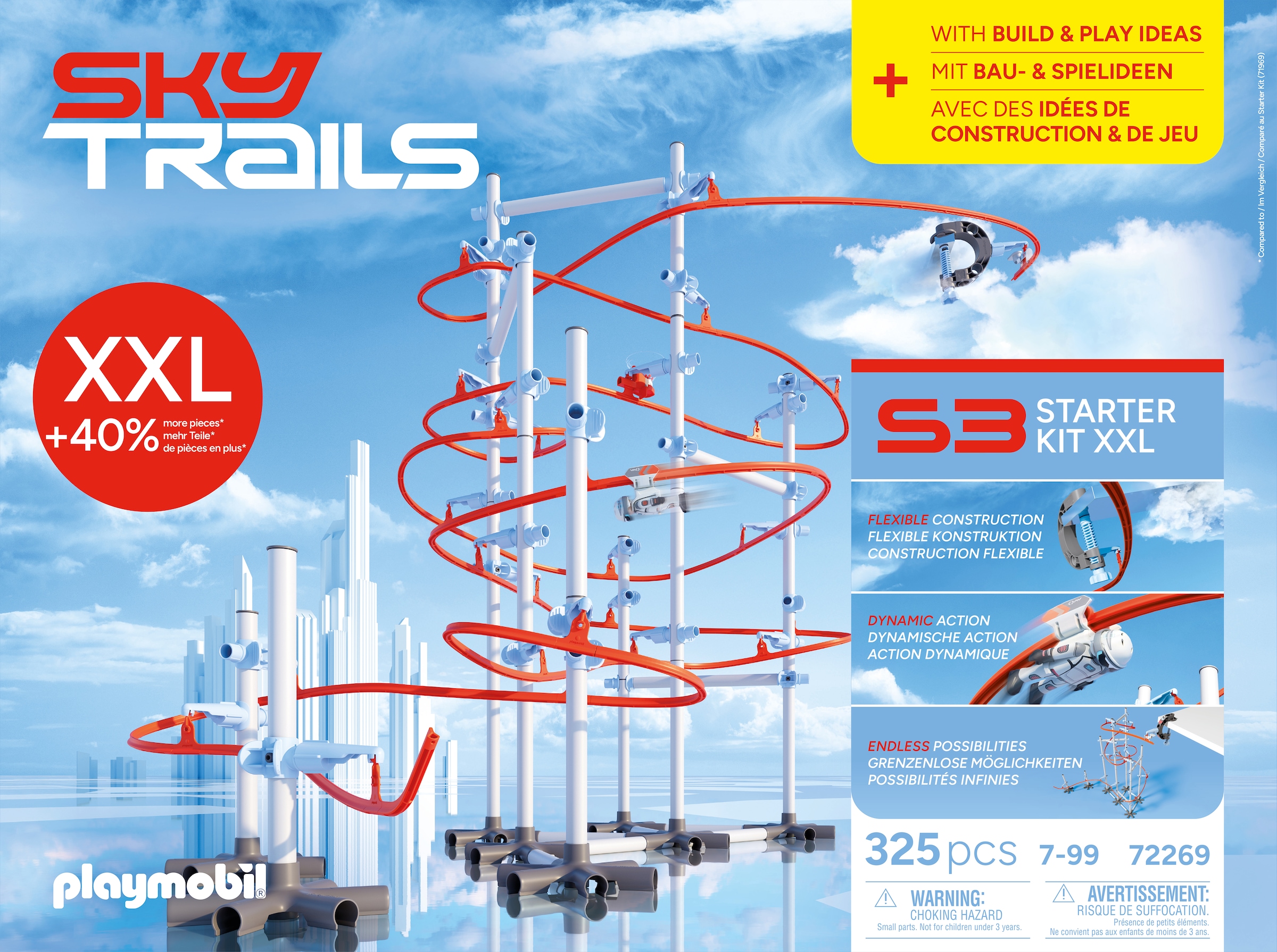 Playmobil® Konstruktions-Spielset »Starter Kit XXL (72269), SkyTrails« Made in Europe